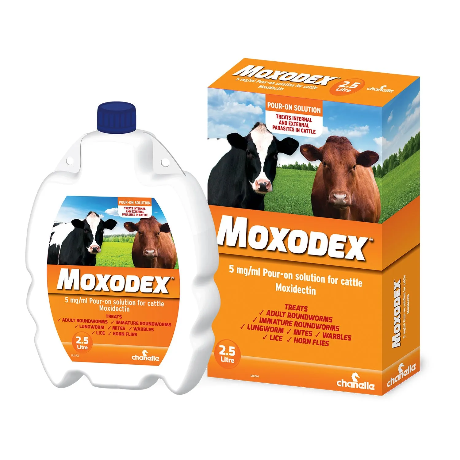 Moxodex 5 mg/ml Pour-on Solution for Cattle