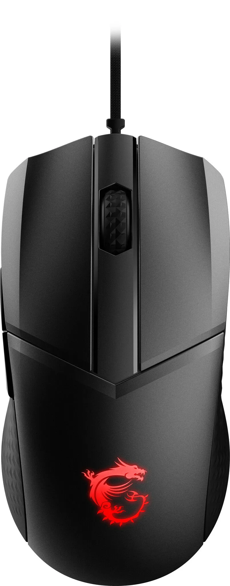MSI CLUTCH GM41 LIGHTWEIGHT RGB FPS Gaming Mouse 'upto 16000 DPI Fast Optical Sensor, 65g weight, Frixion Free Cable, Symmetrical design, OMRON Switch with 60  Million Clicks, Dragon Center Supported, NVIDIA REFLEX Compatible'