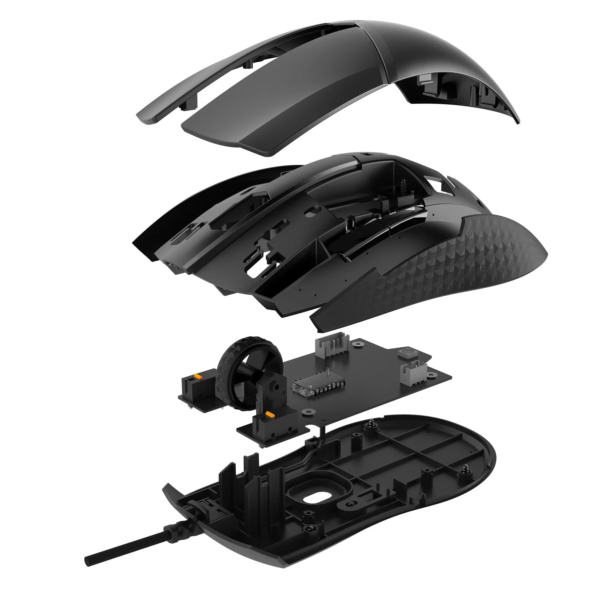 MSI CLUTCH GM41 LIGHTWEIGHT RGB FPS Gaming Mouse 'upto 16000 DPI Fast Optical Sensor, 65g weight, Frixion Free Cable, Symmetrical design, OMRON Switch with 60  Million Clicks, Dragon Center Supported, NVIDIA REFLEX Compatible'