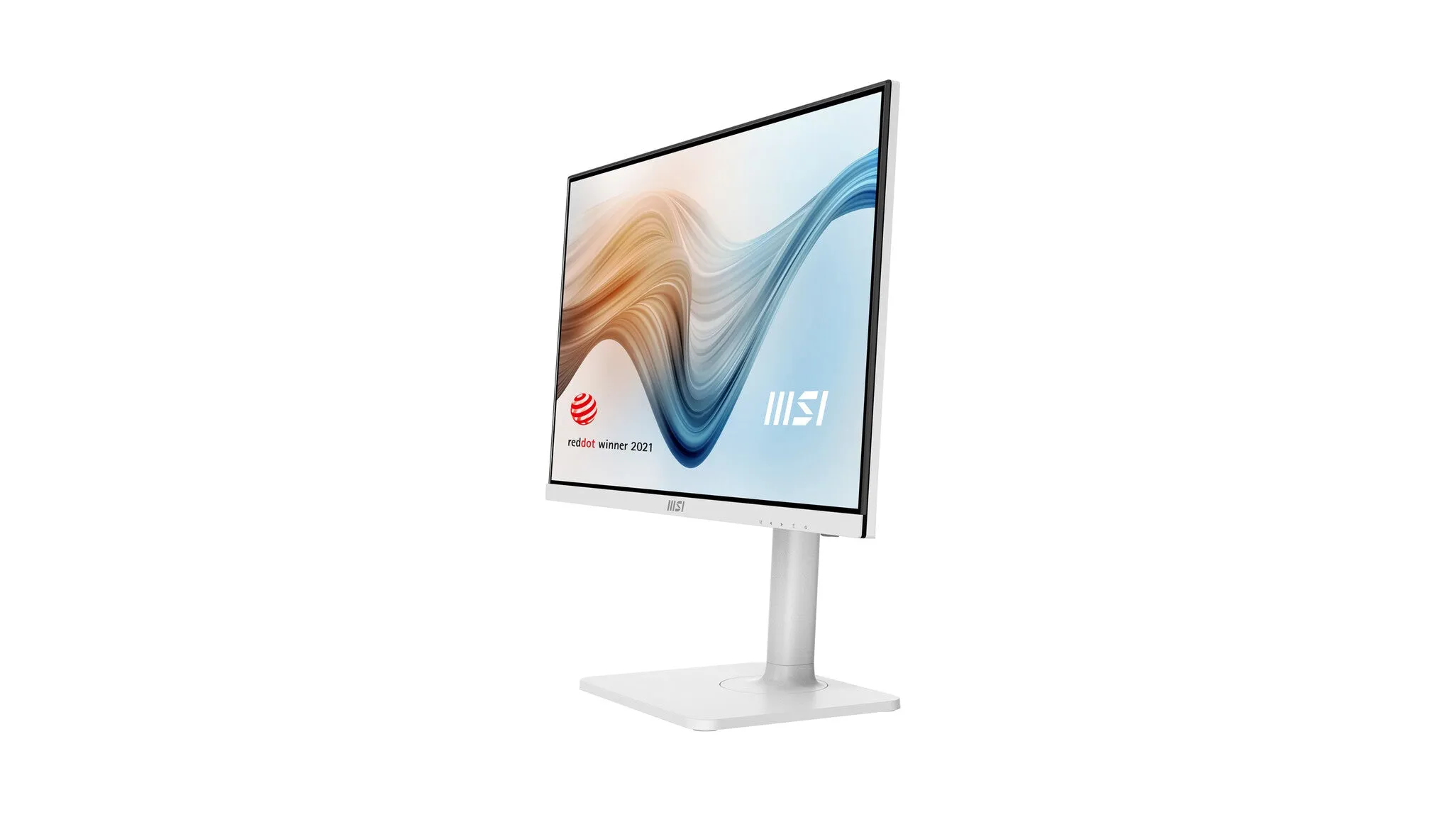 MSI Modern MD241PW 23.8" Full HD Monitor - 75Hz, 5ms, IPS, Height Adjustable, Speakers, White
