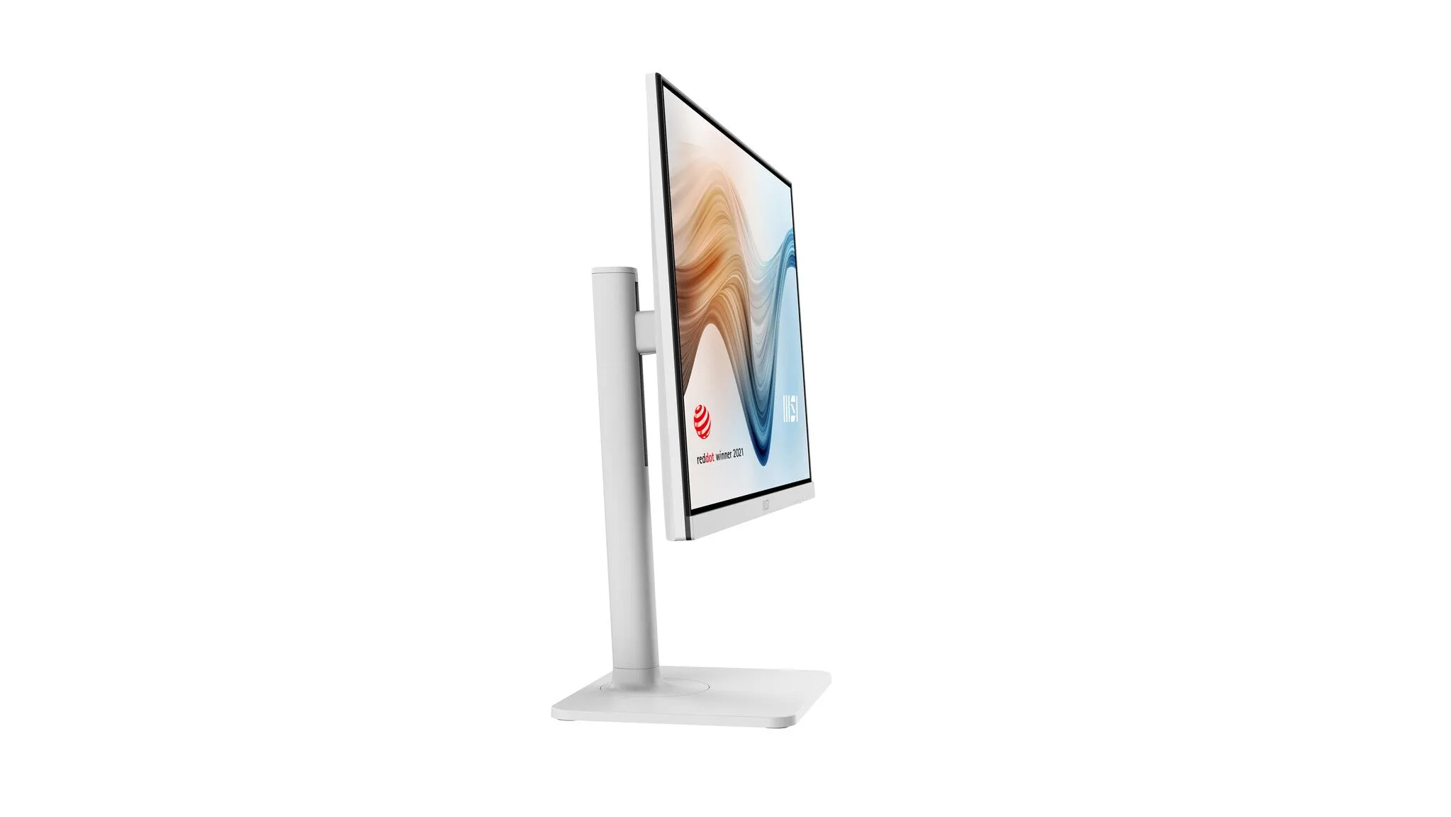 MSI Modern MD241PW 23.8" Full HD Monitor - 75Hz, 5ms, IPS, Height Adjustable, Speakers, White