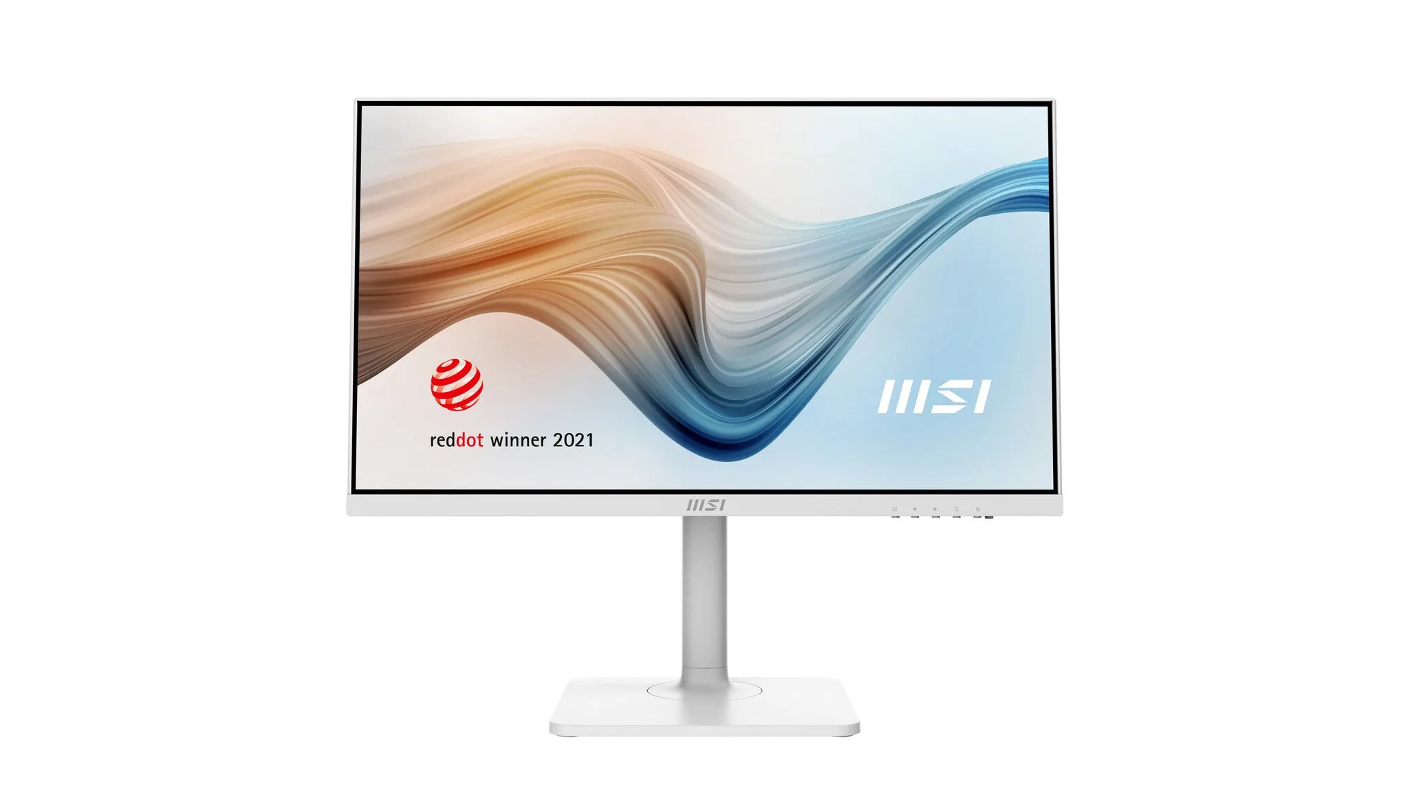 MSI Modern MD241PW 23.8" Full HD Monitor - 75Hz, 5ms, IPS, Height Adjustable, Speakers, White