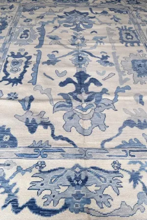 Navy Penny Rug
