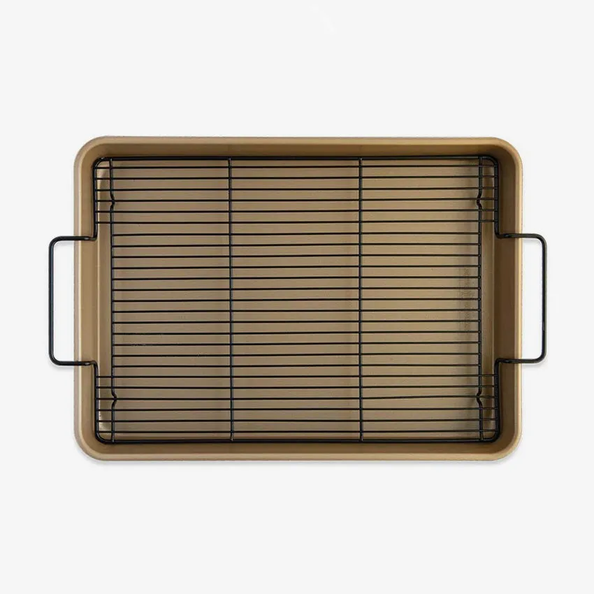 Nordicware | Nonstick High-Sided Oven Crisp Baking Tray