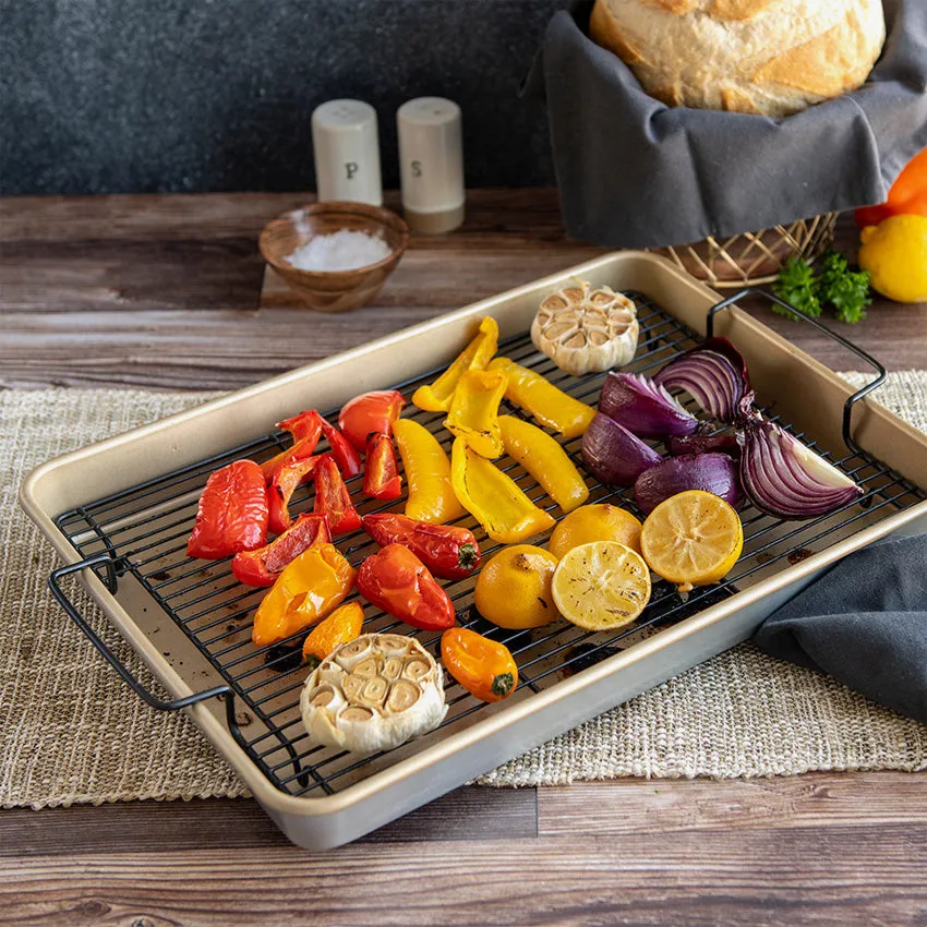 Nordicware | Nonstick High-Sided Oven Crisp Baking Tray