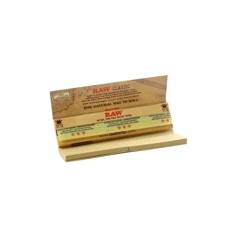 Papel De Fumar Raw   Filtros King Size Slim