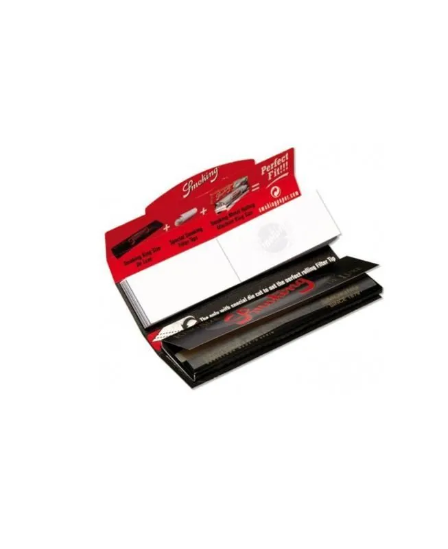 Papel De Fumar Smoking Black   Filtros K.S Slim