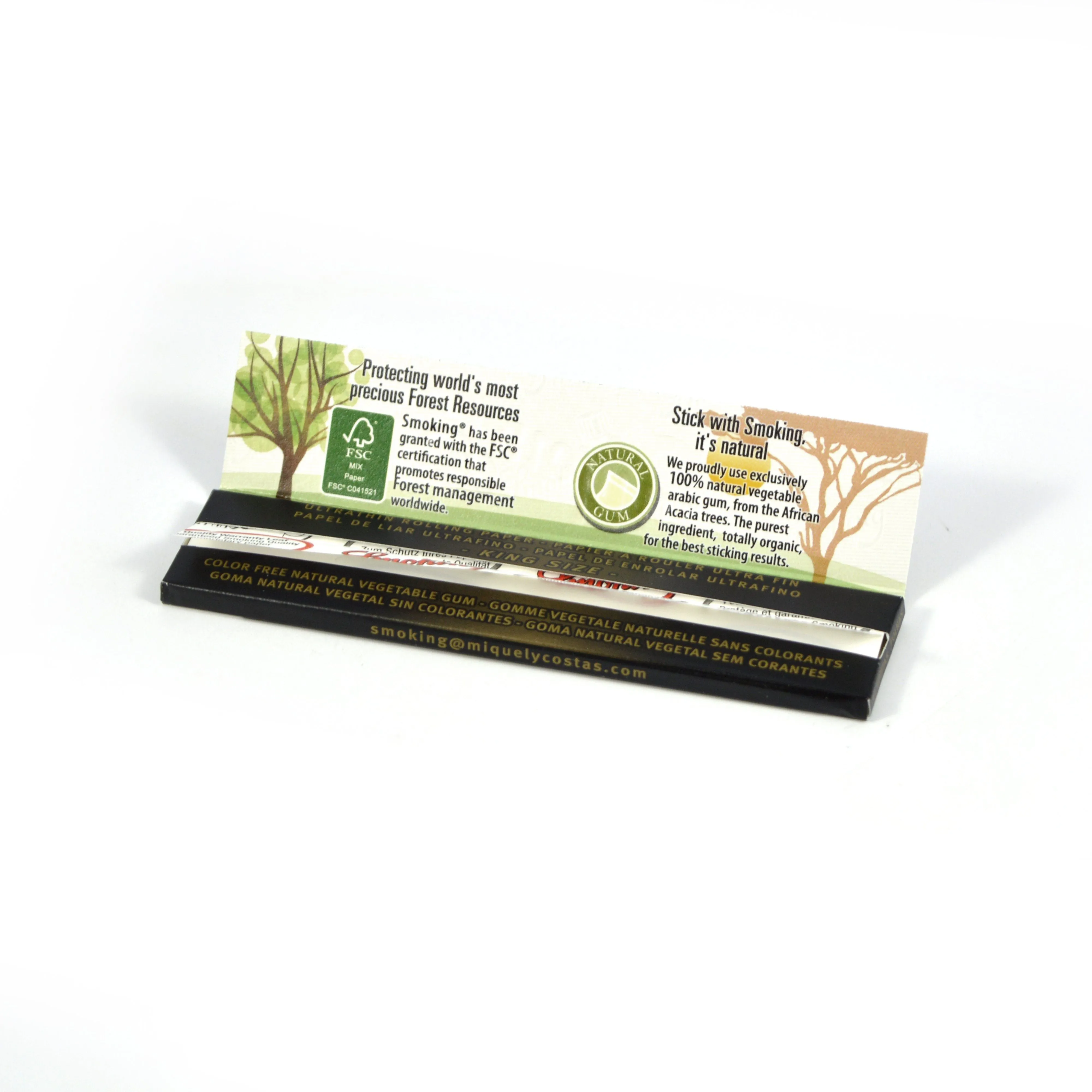 Papel De Fumar Smoking Black King Size Slim Art.nr.0005