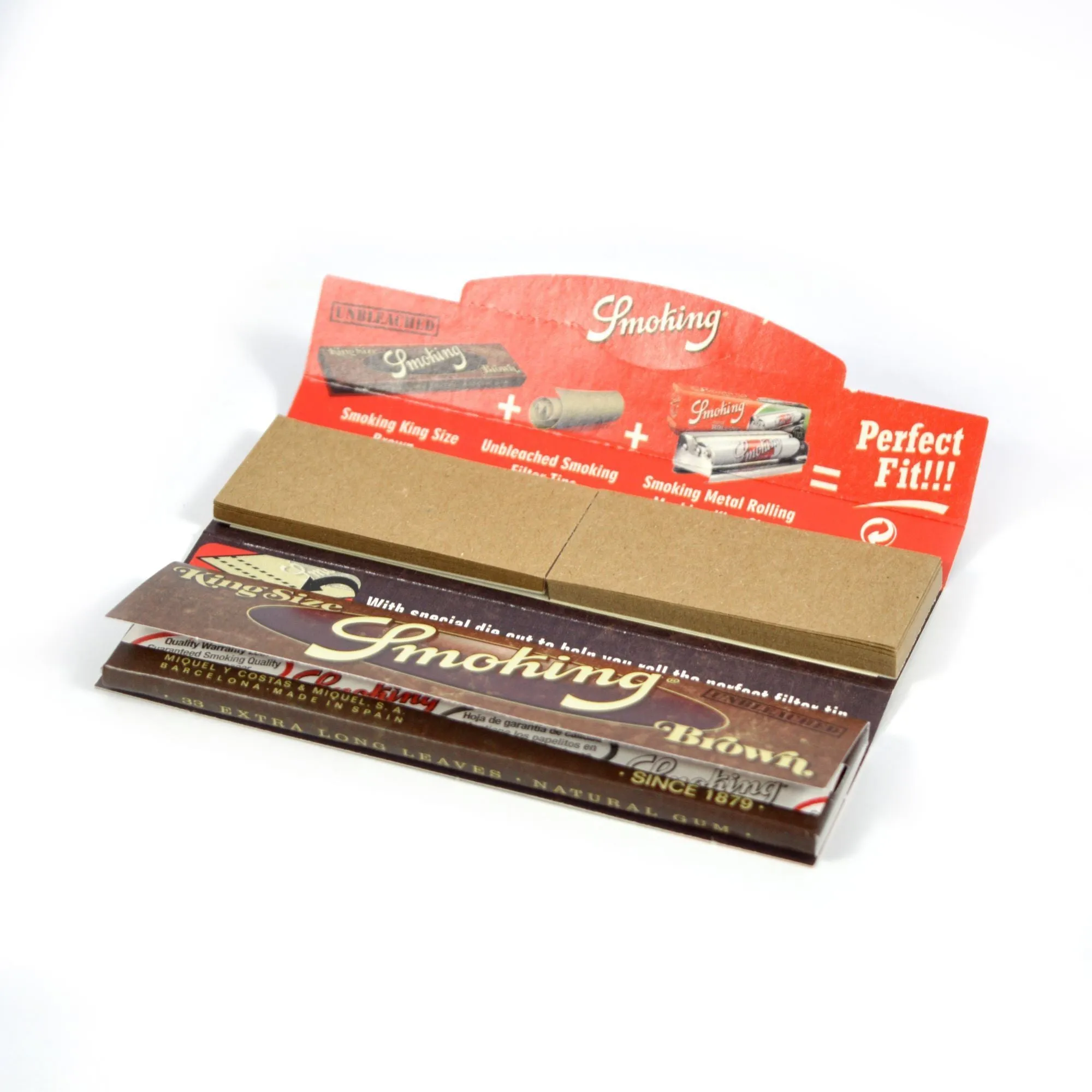 Papel De Fumar Smoking Brown   Filtros KS Slim