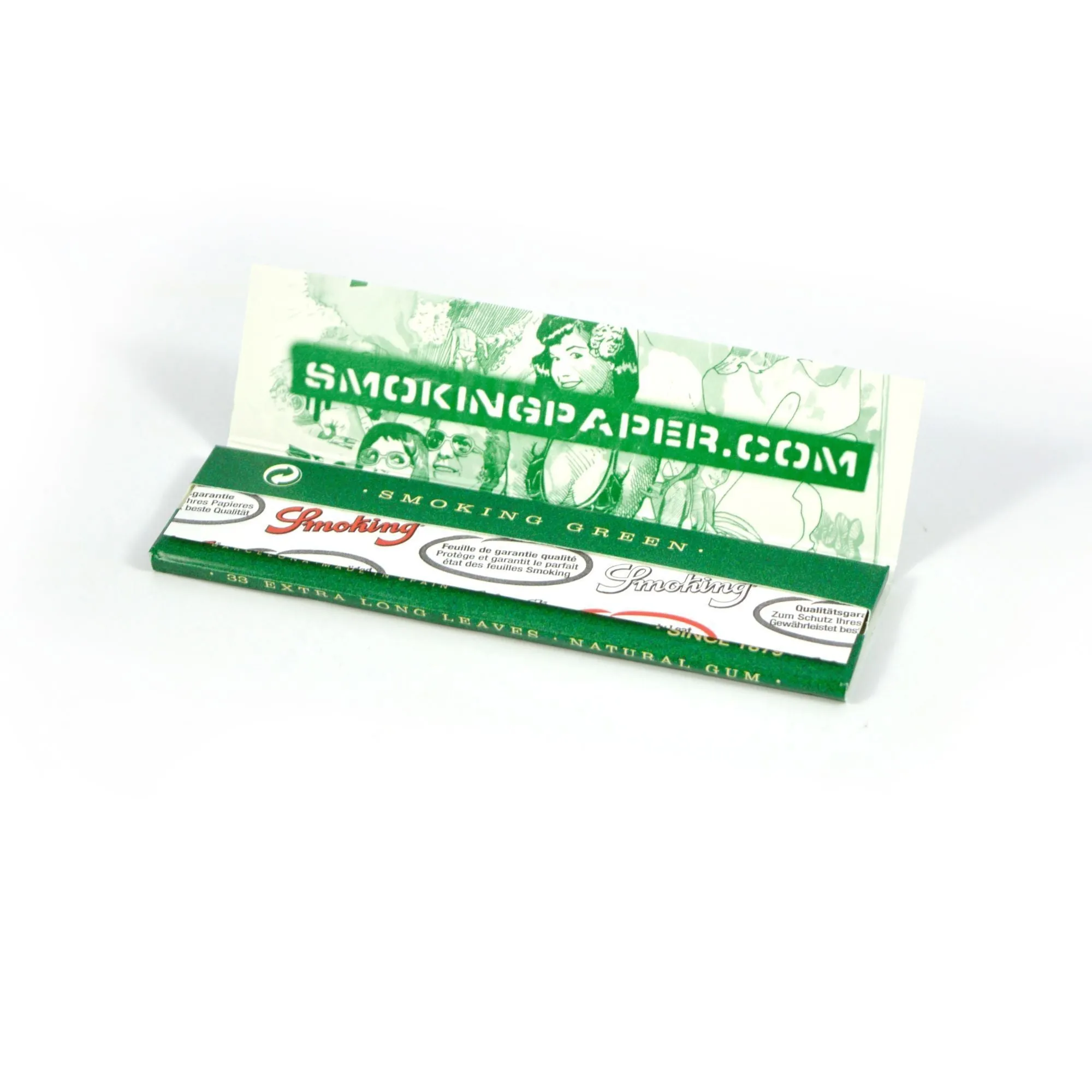 Papel De Fumar Smoking Green King Size Regular