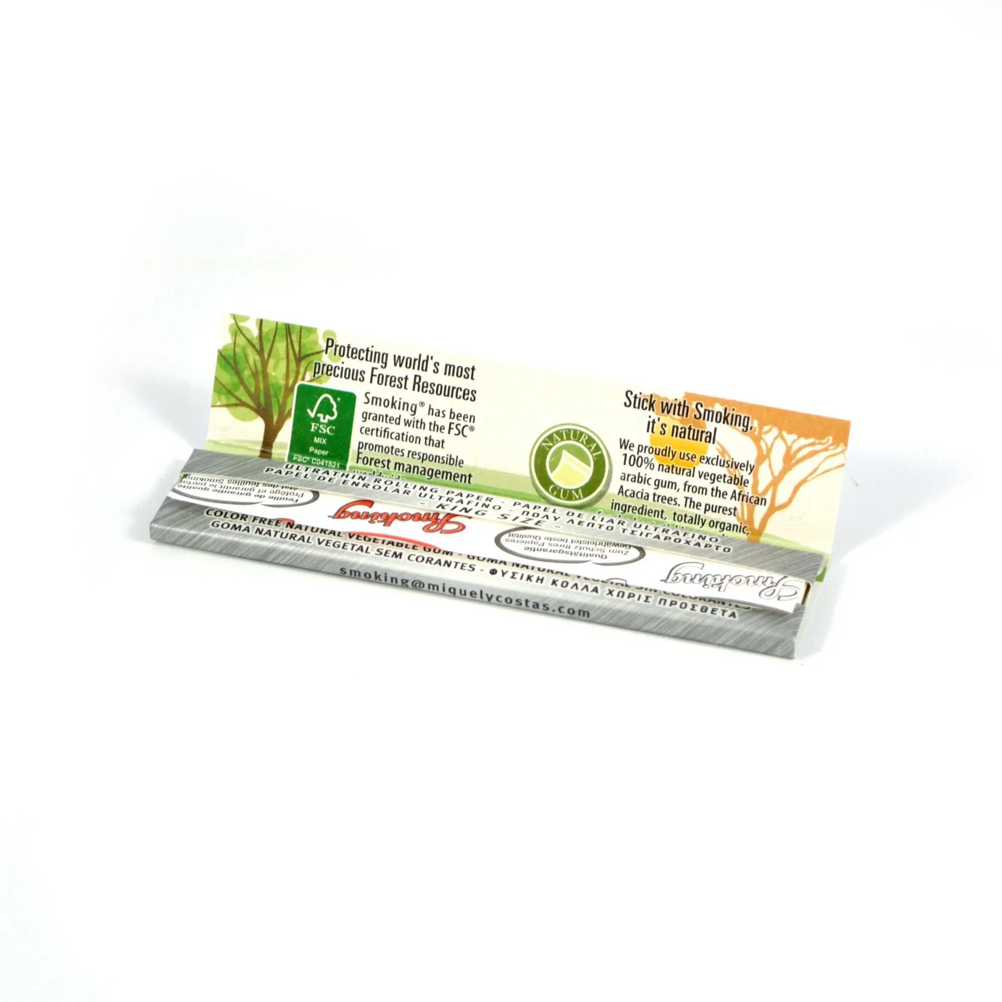 Papel De Fumar Smoking Silver King Size Extra Slim Art.nr. 0006