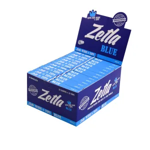 Papel De Fumar Zetla Azul   Filtros Anchos (26 Paquetes)