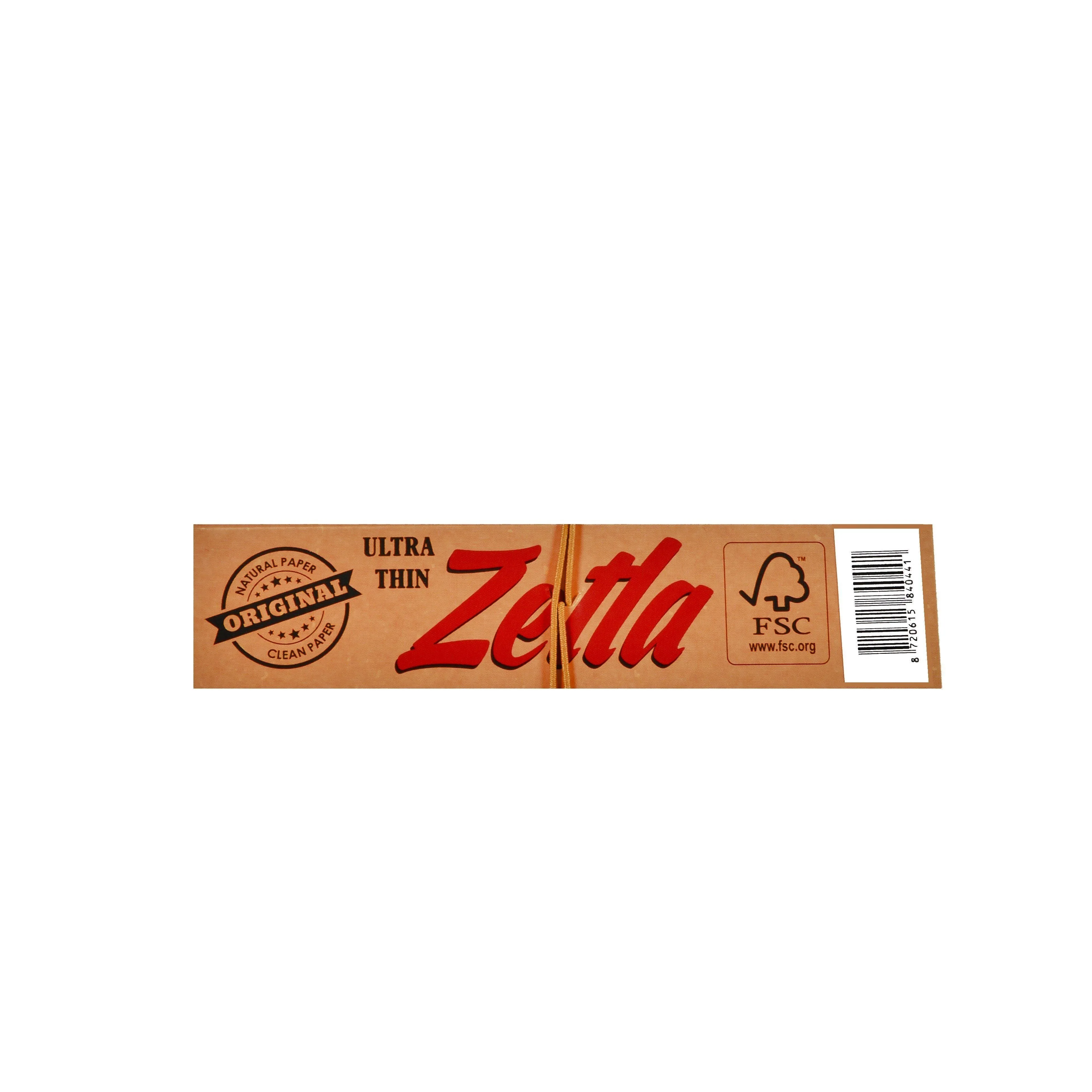 Papel De Fumar Zetla Brown   Filtros Slim (26 Packs)