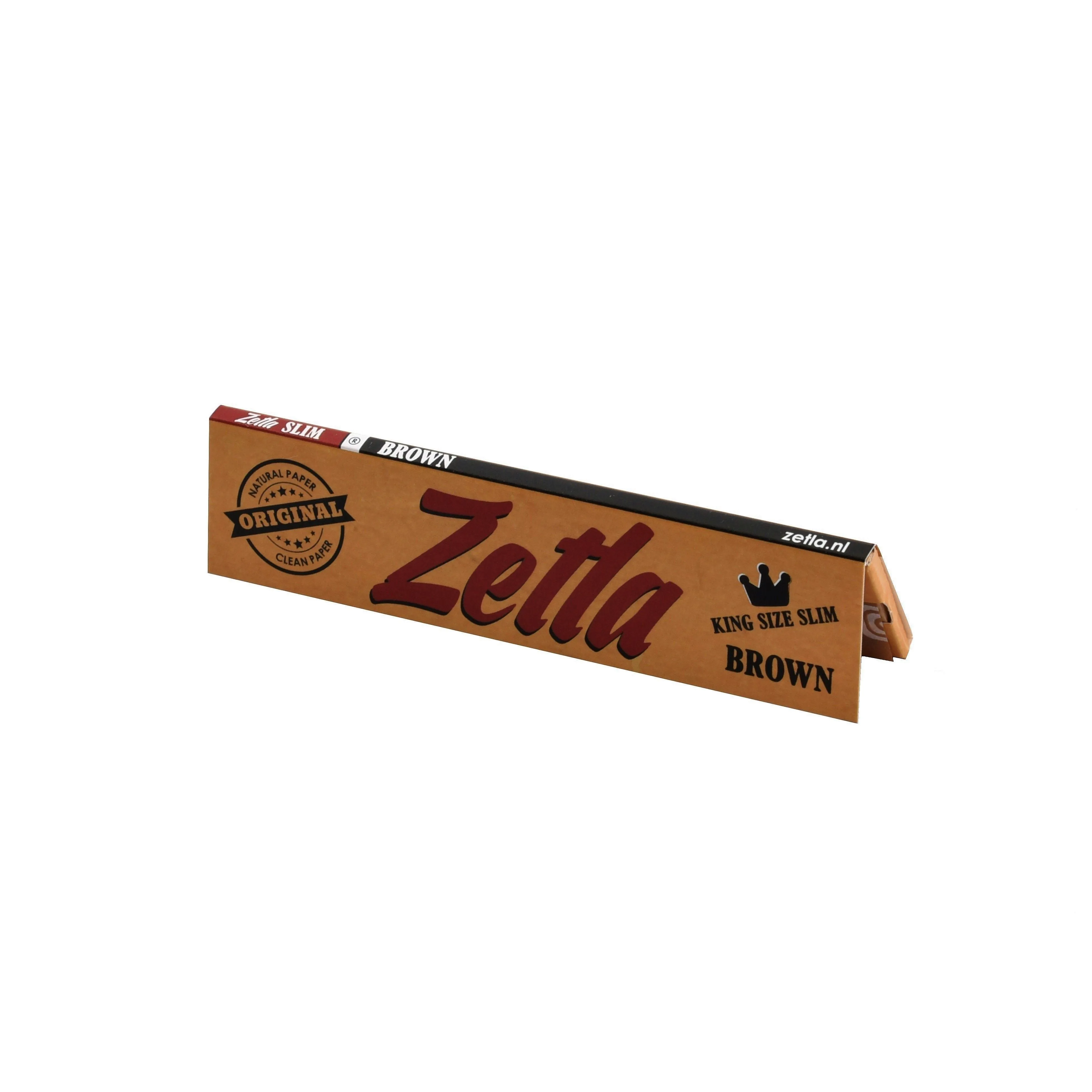 Papel De Fumar Zetla Brown Slim (50 Packs)