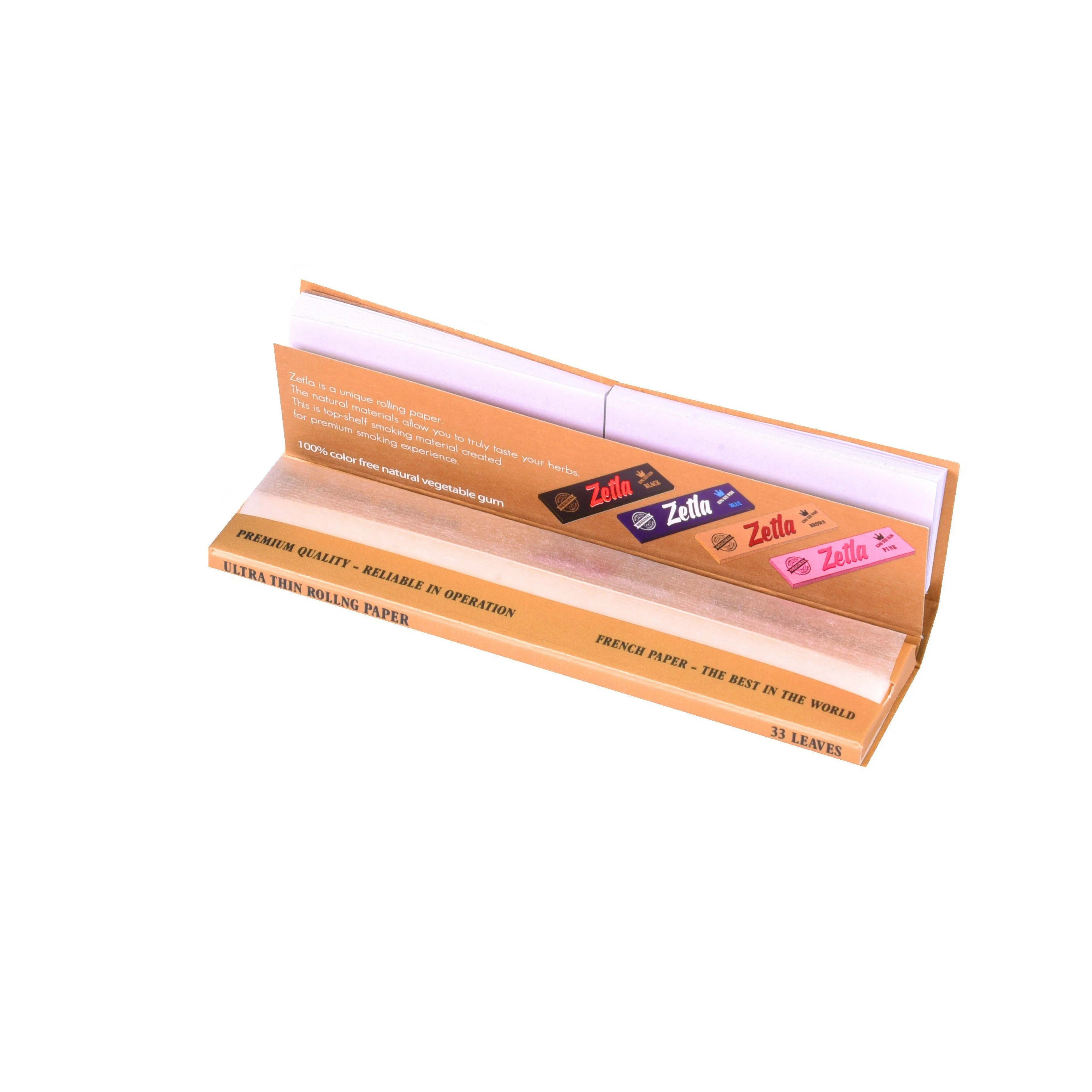 Papel De Fumar Zetla Gold   Filters Slim (26 paquetes)