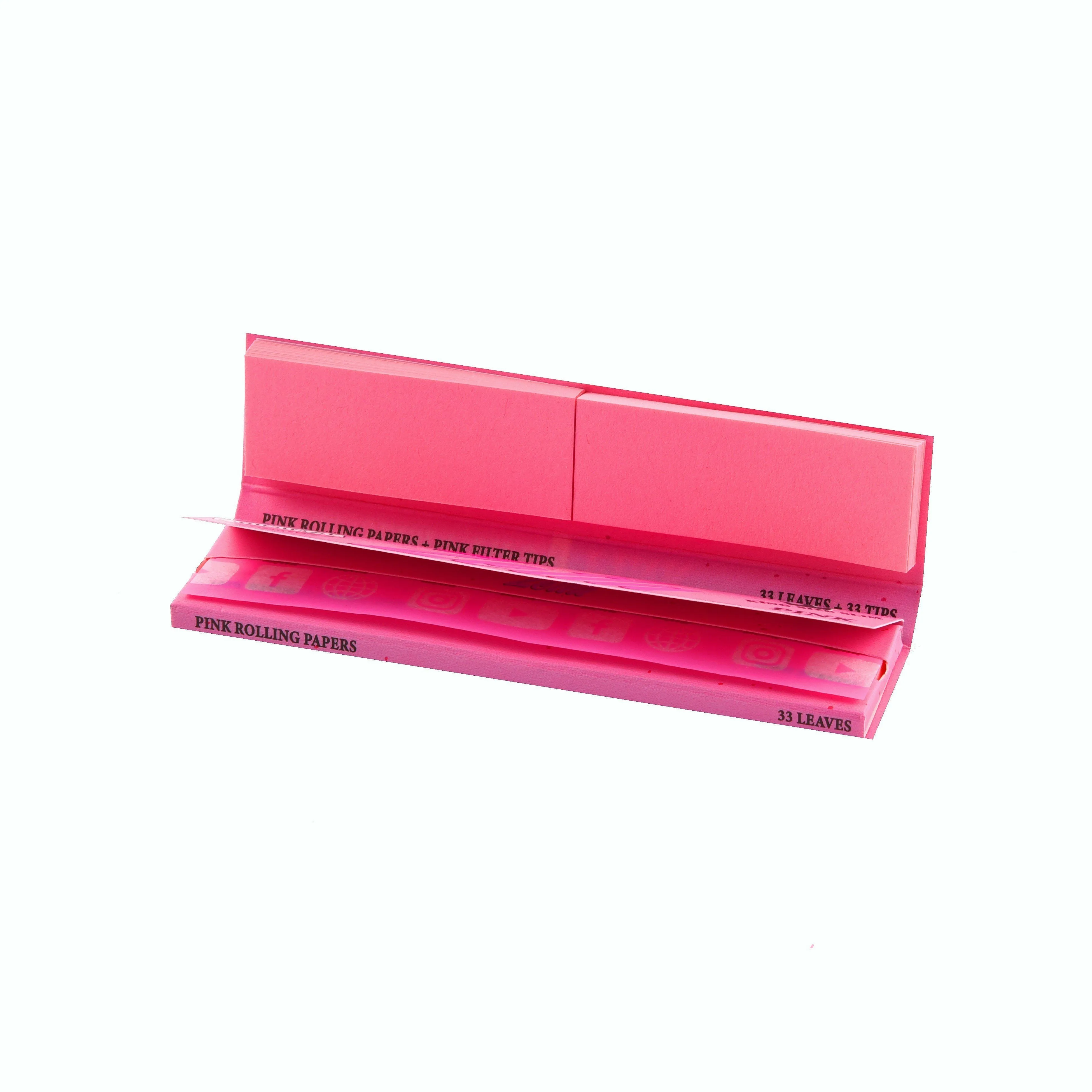 Papel De Fumar Zetla Rosa   Filtro Slim (26 Packs)