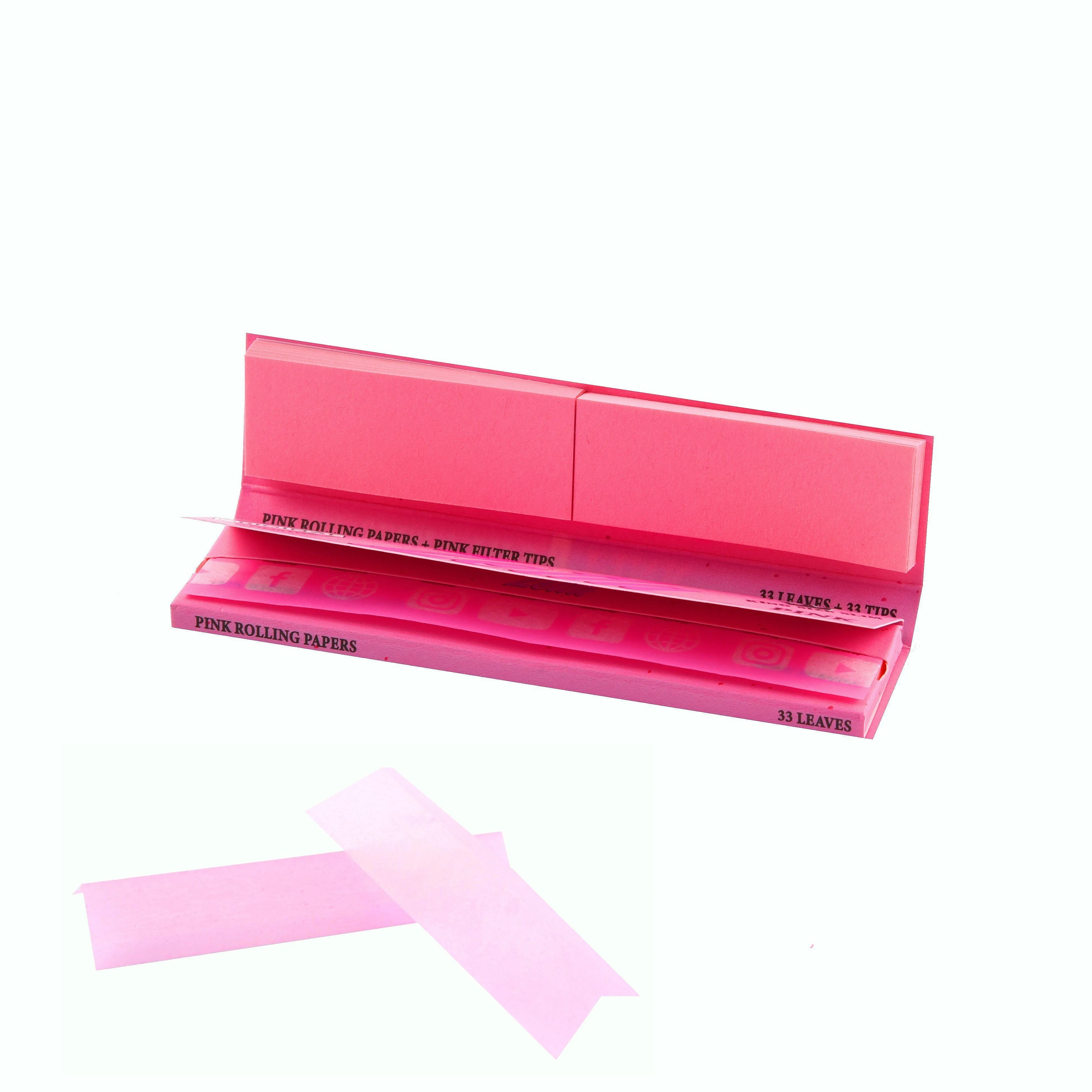 Papel De Fumar Zetla Rosa   Filtro Slim (26 Packs)