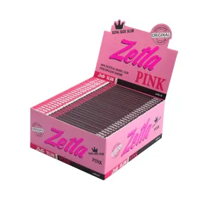 Papel De Fumar Zetla Slim Pink (50 Packs)