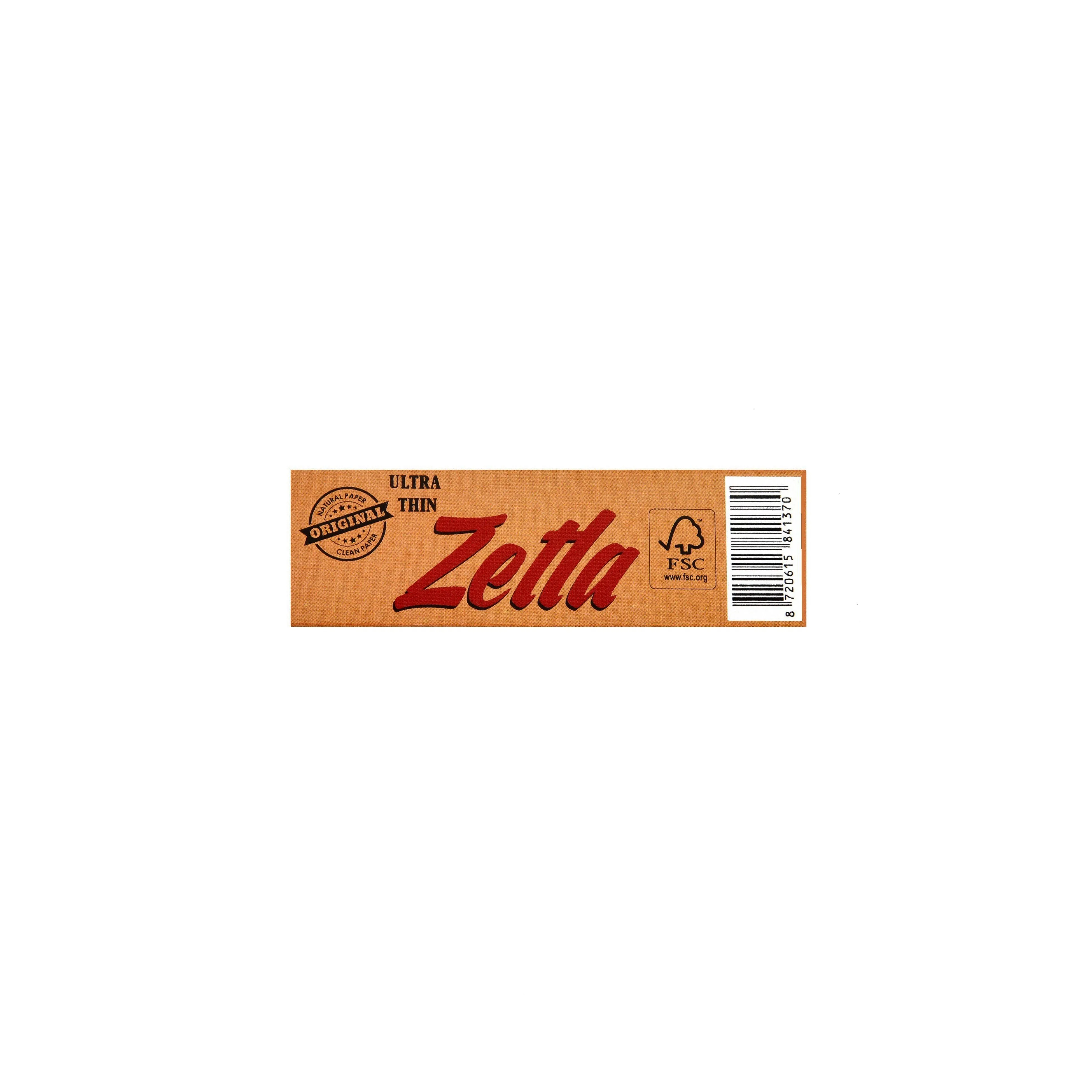 Papel de liar Zetla marrn pequeo 50/50 (50 paquetes)