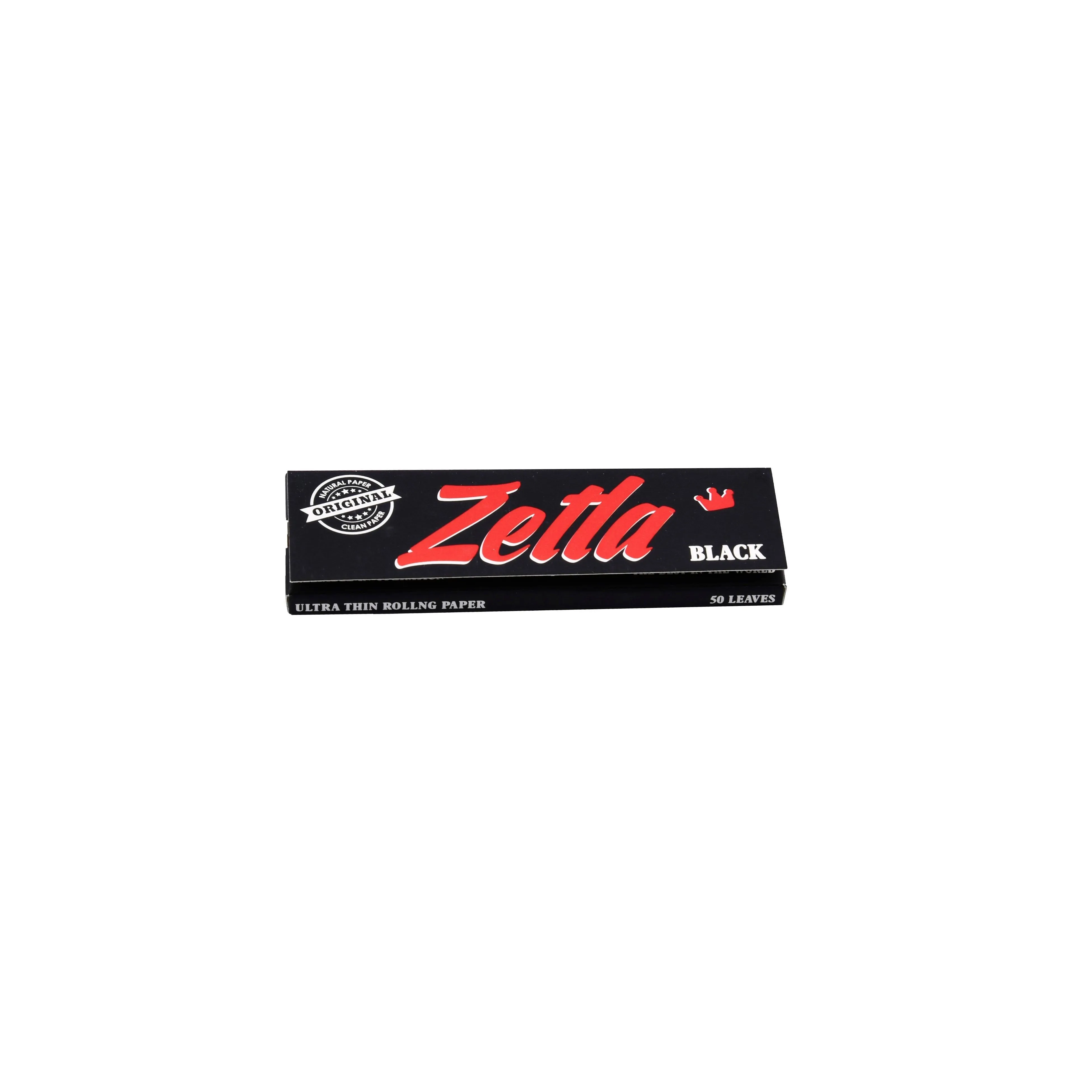 Papel de liar Zetla negro pequeo 50/50 (50 paquetes)