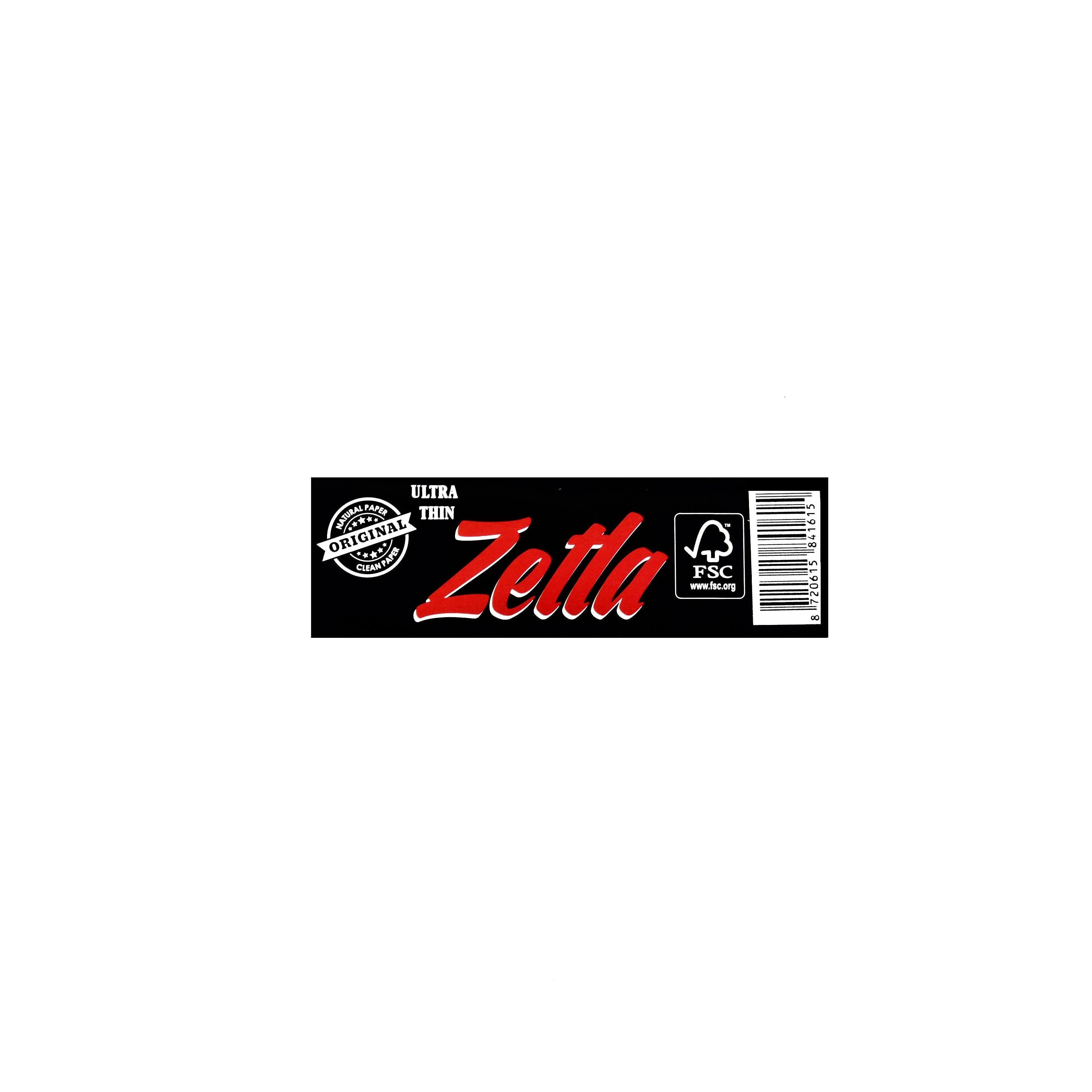 Papel de liar Zetla negro pequeo 50/50 (50 paquetes)