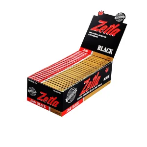 Papel de liar Zetla negro pequeo 50/50 (50 paquetes)