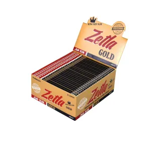 Papeles de liar Zetla Gold King Size Slim (50 paquetes)