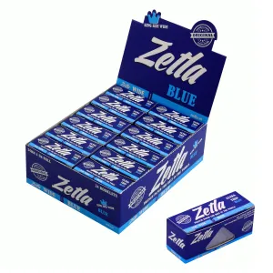 Papeles de liar Zetla Rollos azules K / S Wide (24 paquetes)
