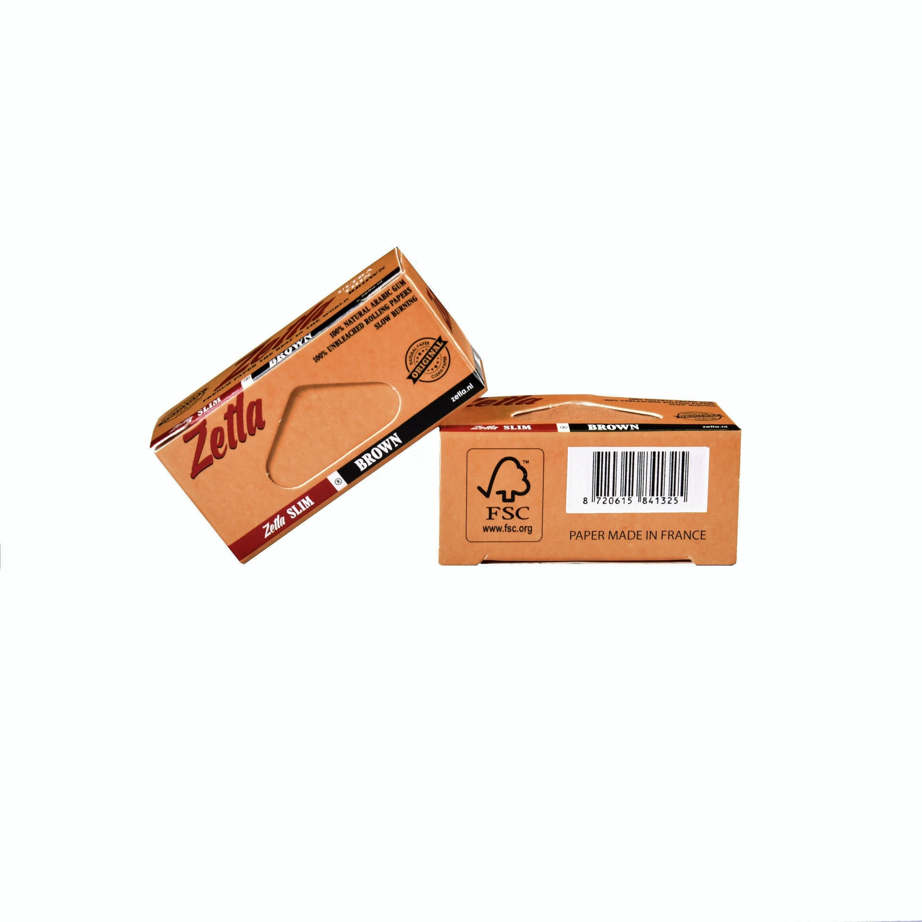 Papeles de liar Zetla Rollos marrones K / S Slim (24 paquetes)