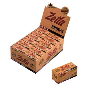 Papeles de liar Zetla Rollos marrones K / S Slim (24 paquetes)