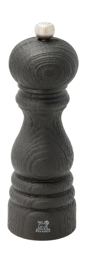 Peugeot Paris Nature Black Salt Mill 18 Cm, Black