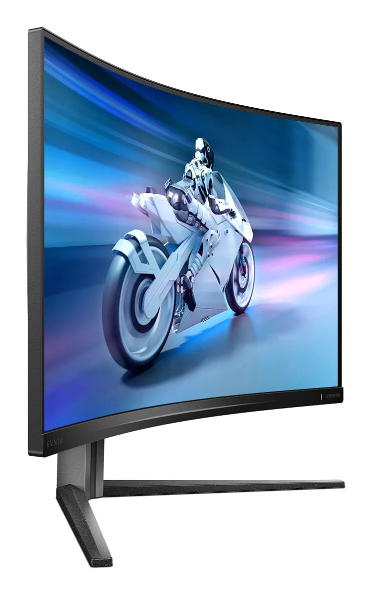 Philips Evnia 32M2C5500W/00 31.5" Quad HD Curved Gaming Monitor - 240Hz, 1ms, VA, AMD FreeSync, Height Adjustable, Speakers, Black