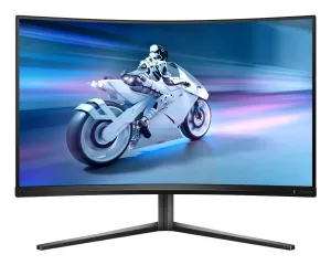 Philips Evnia 32M2C5500W/00 31.5" Quad HD Curved Gaming Monitor - 240Hz, 1ms, VA, AMD FreeSync, Height Adjustable, Speakers, Black