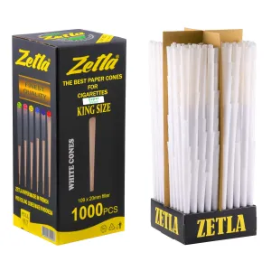 Pre Rolled Cones Zetla King Size With Logo ( Super Skunk ) 1000 Pcs