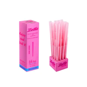 Pre-Rolled Cones Zetla Pink De Luxe Size (64 Pcs)