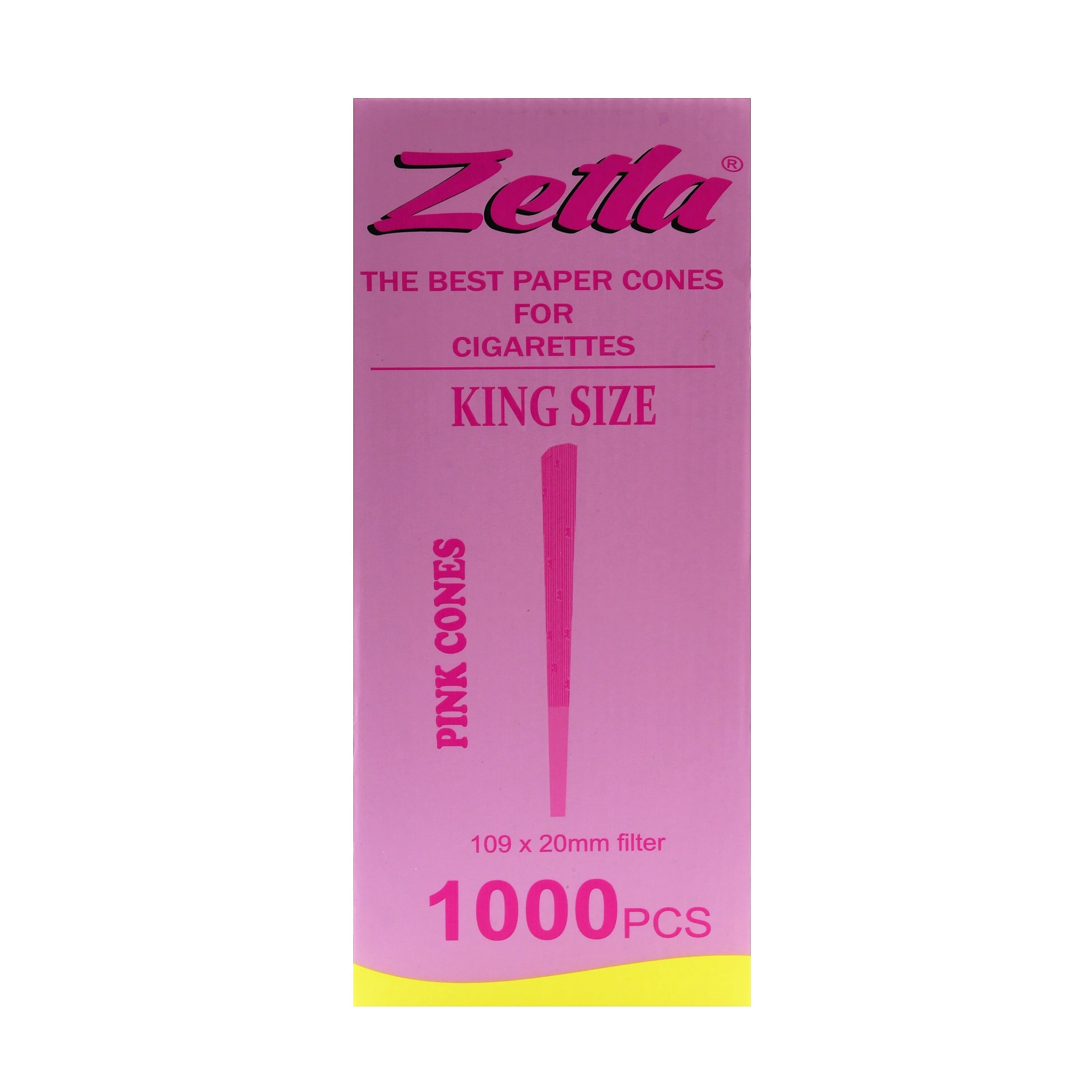 Pre Rolled Cones Zetla Pink King Size (1000 Pcs)