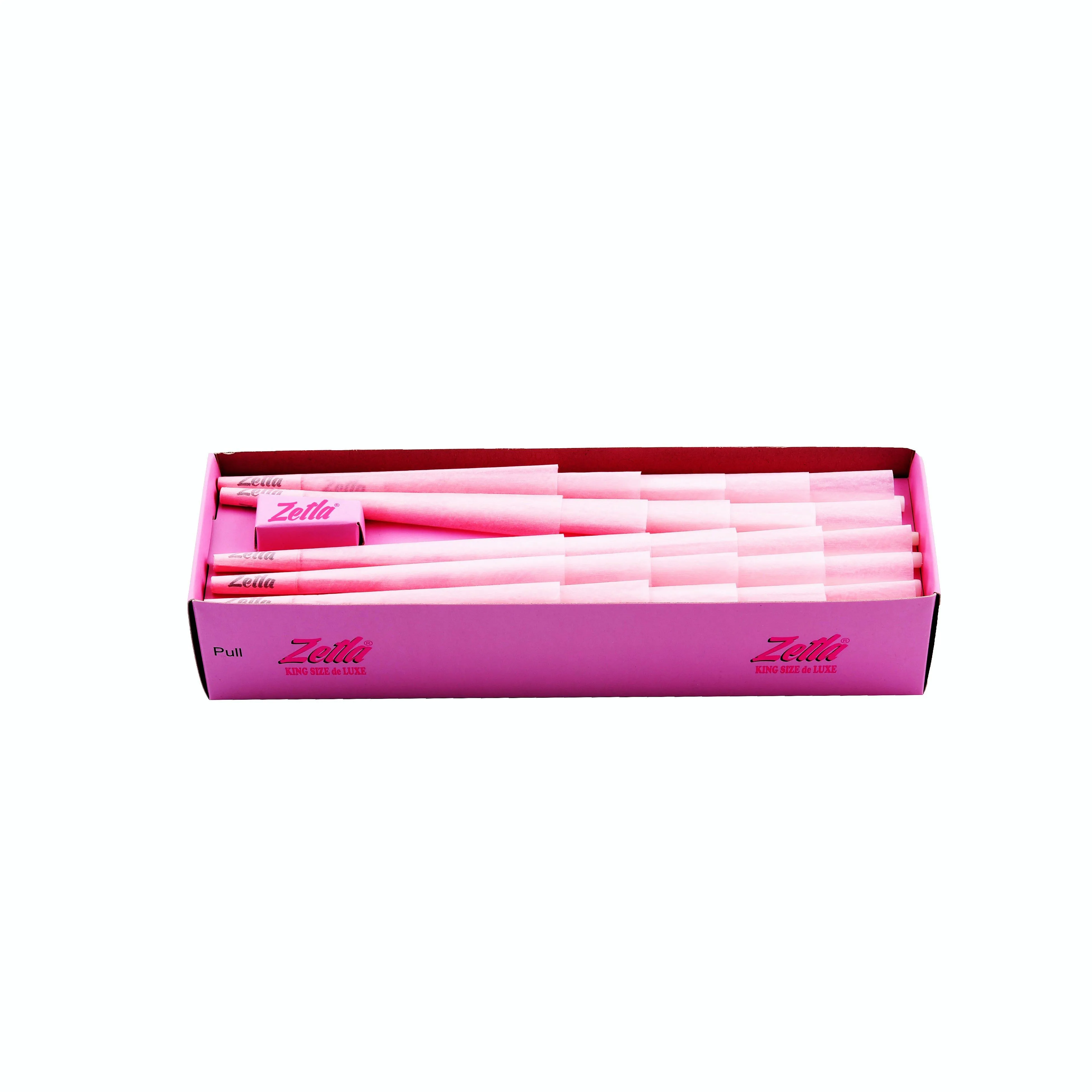 Pre Rolled Cones Zetla Pink King Size Deluxe (100 Pcs)