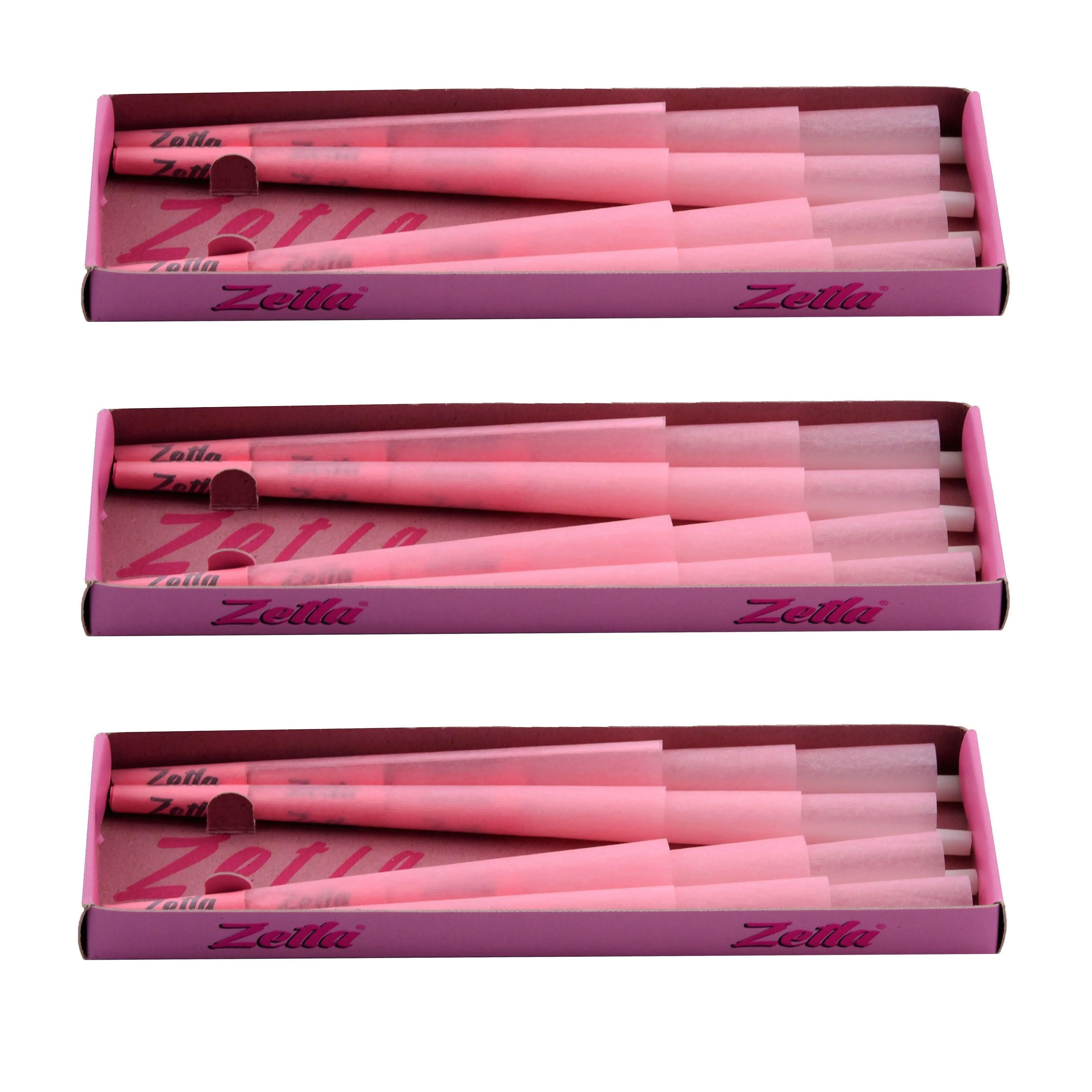 Pre Rolled Cones Zetla Pink King Size Deluxe (12 Pcs)