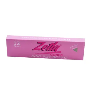 Pre Rolled Cones Zetla Pink King Size Deluxe (12 Pcs)