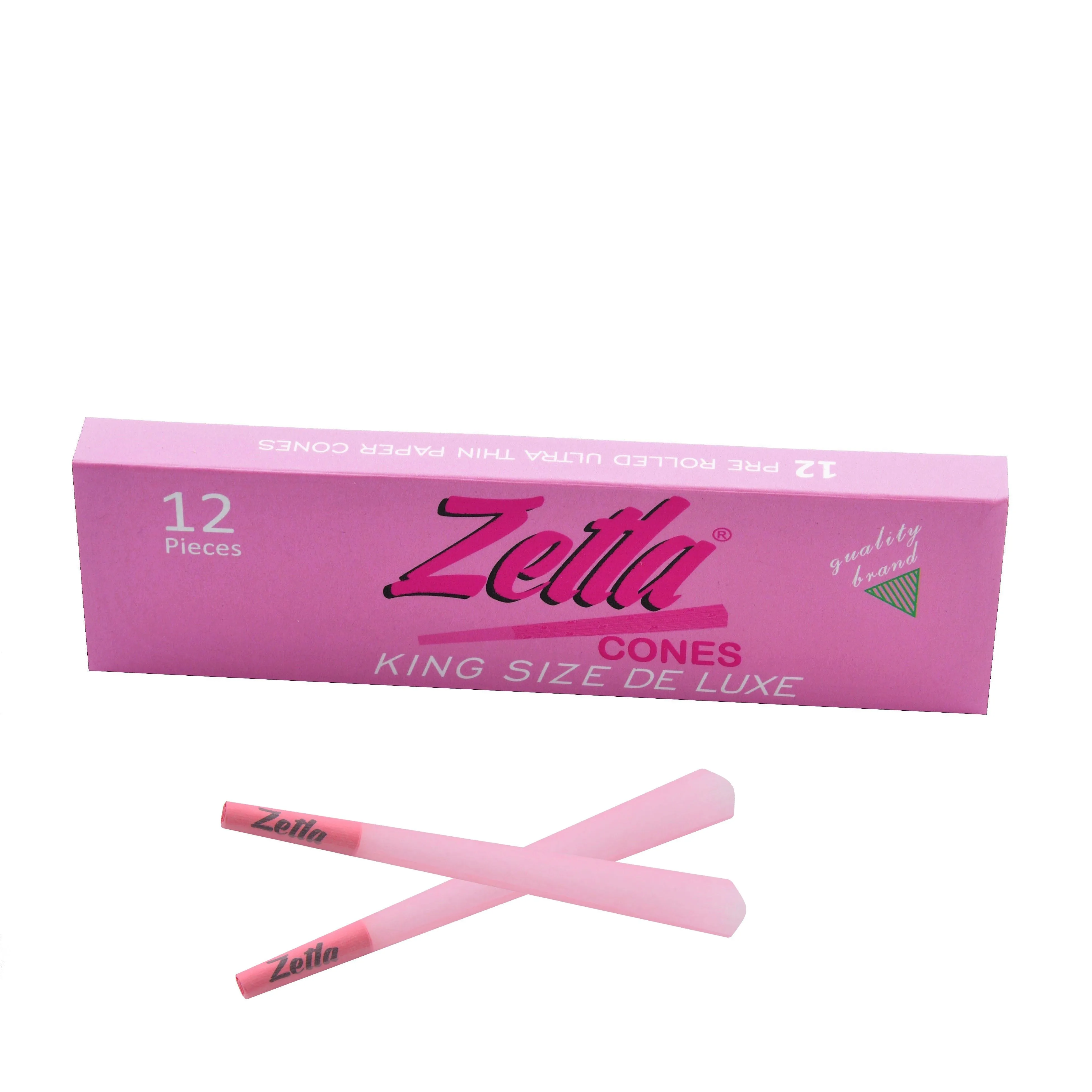 Pre Rolled Cones Zetla Pink King Size Deluxe (12 Pcs)