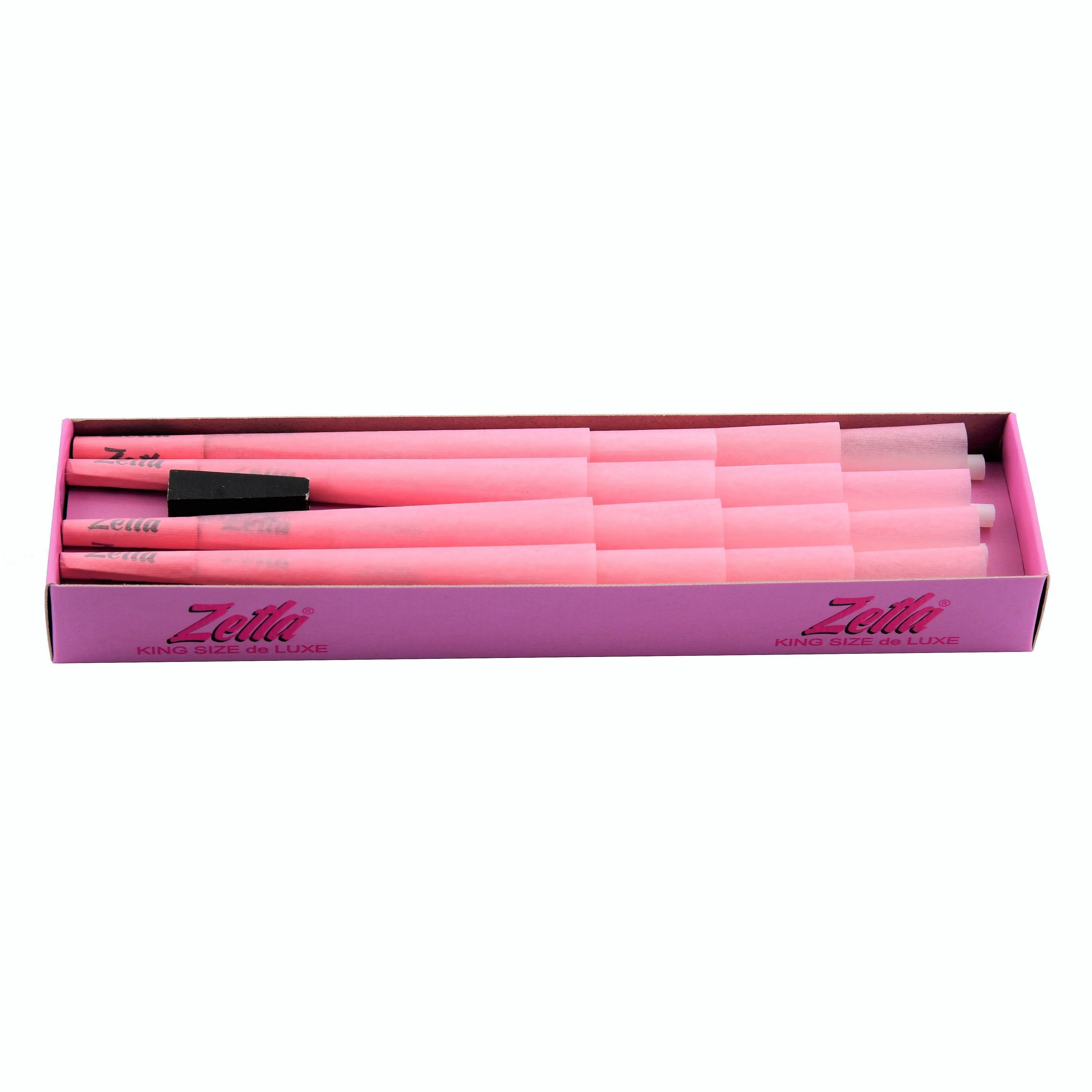 Pre Rolled Cones Zetla Pink King Size Deluxe (32 Pcs)
