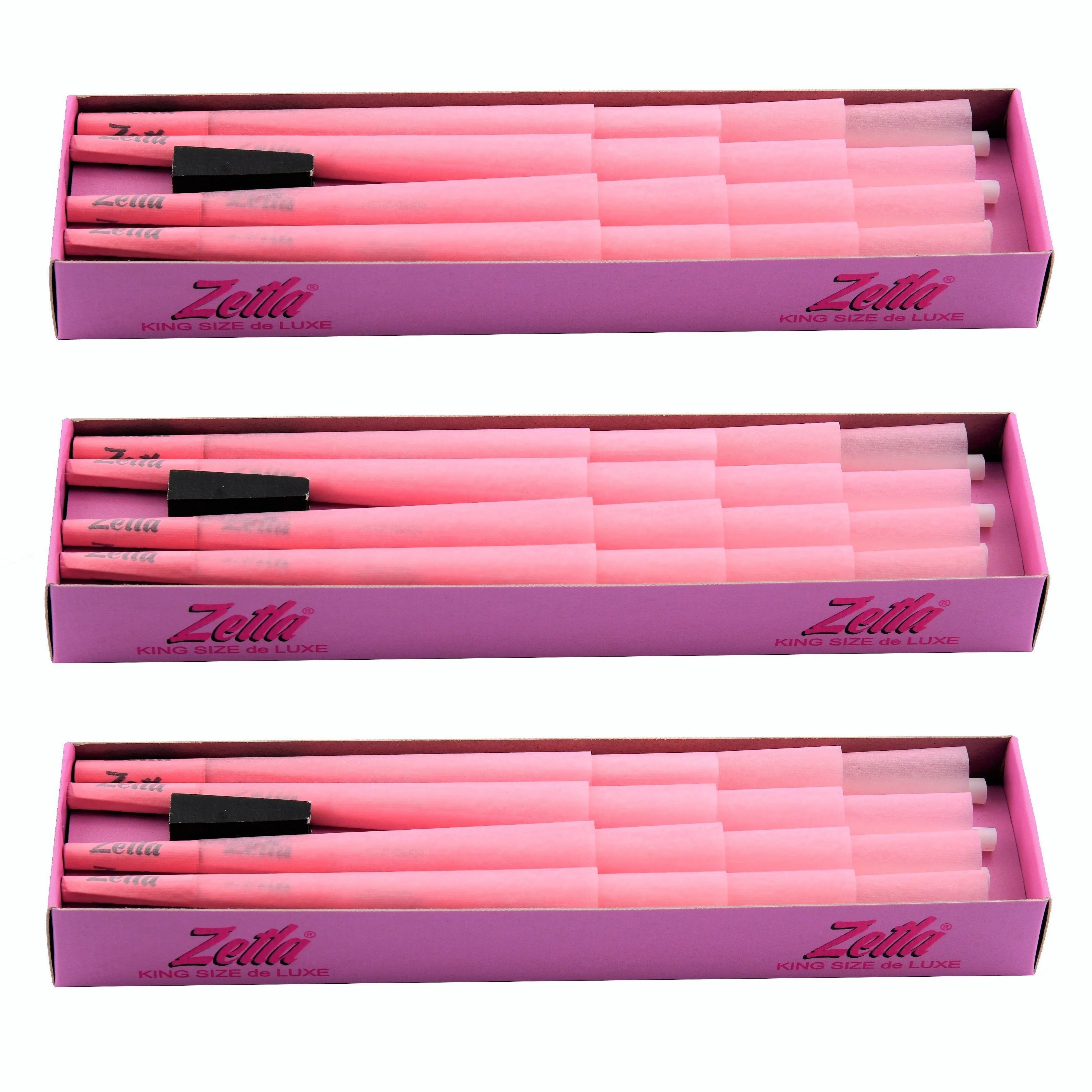 Pre Rolled Cones Zetla Pink King Size Deluxe (32 Pcs)
