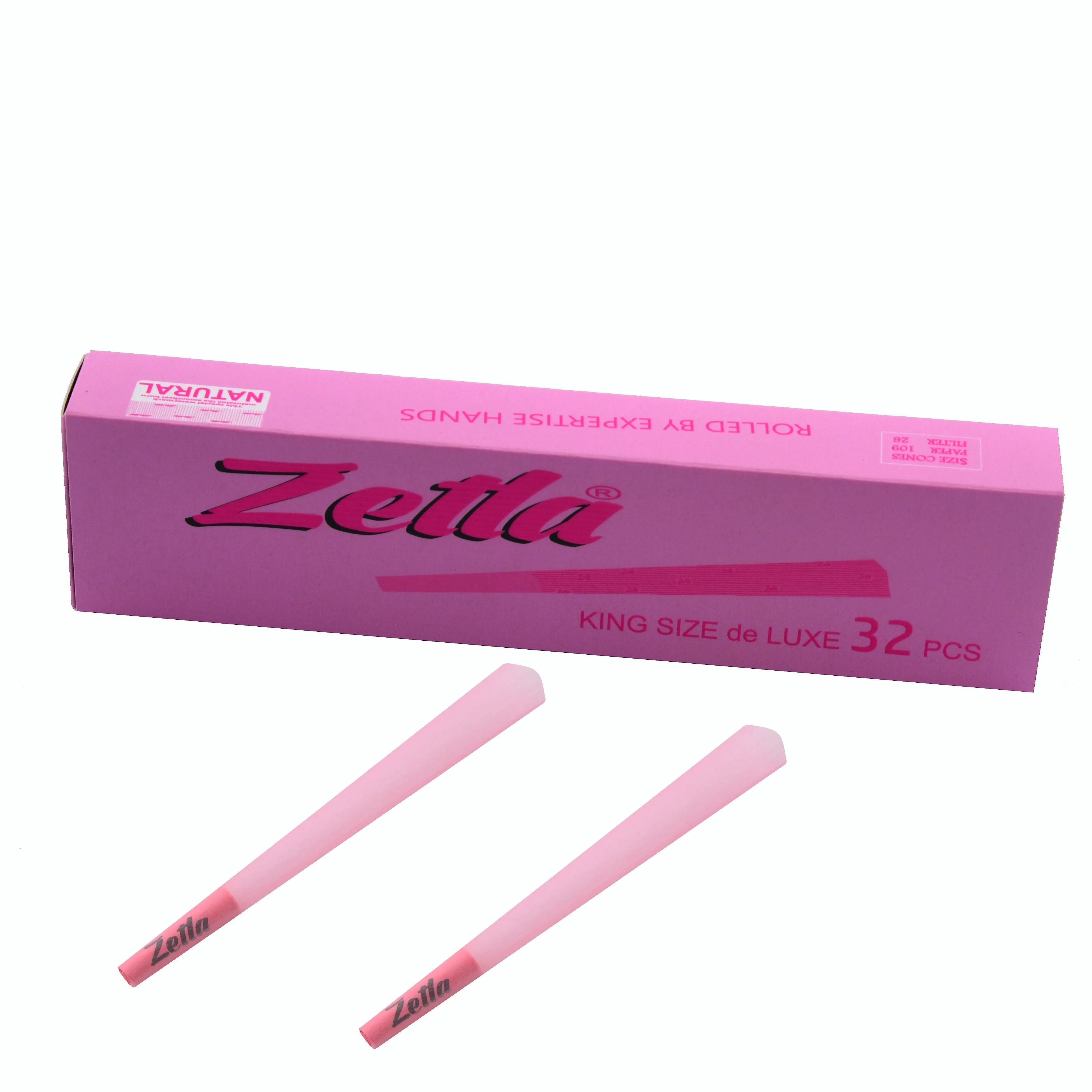 Pre Rolled Cones Zetla Pink King Size Deluxe (32 Pcs)