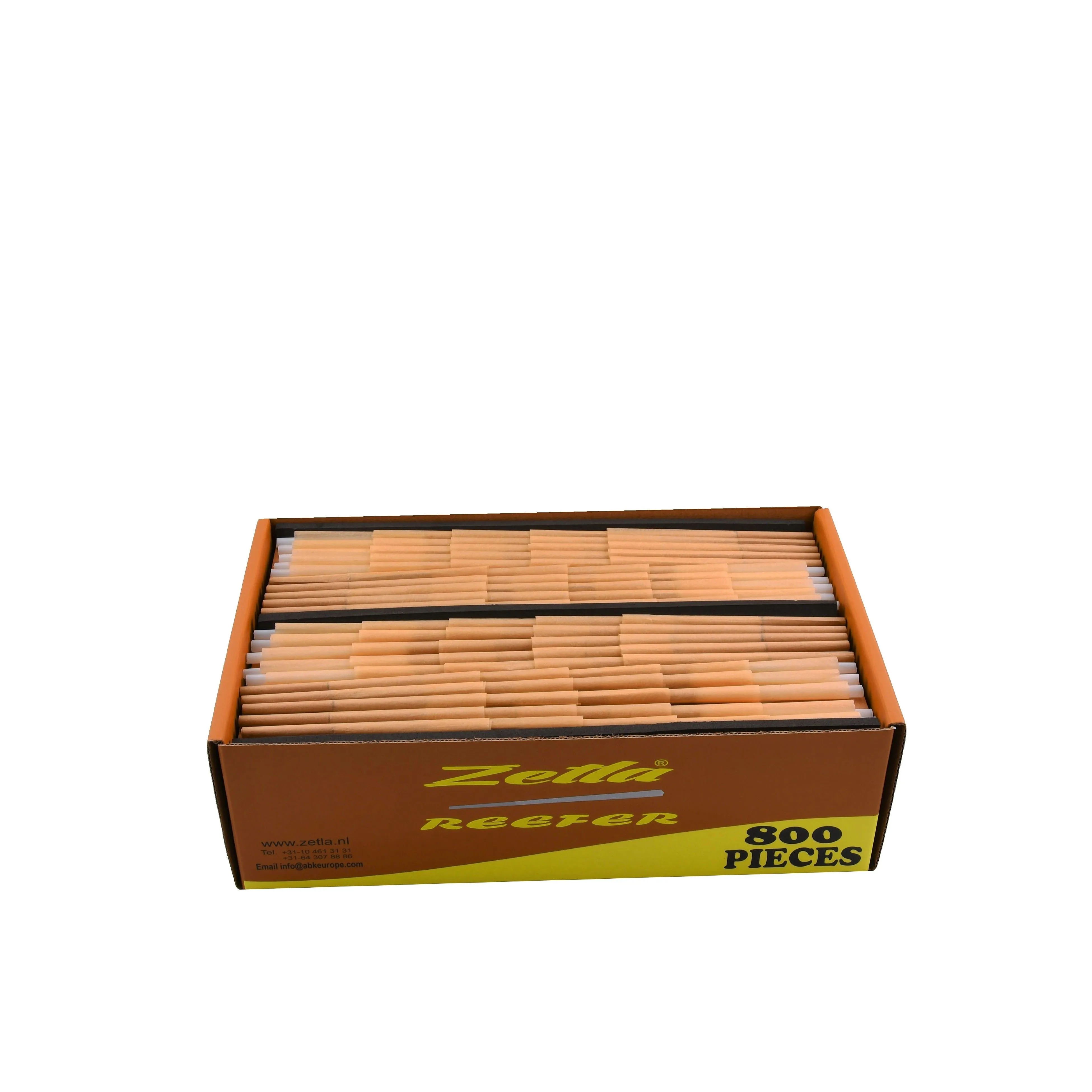 Pre-Rolled Cones Zetla Reefer Brown (800 Pcs)