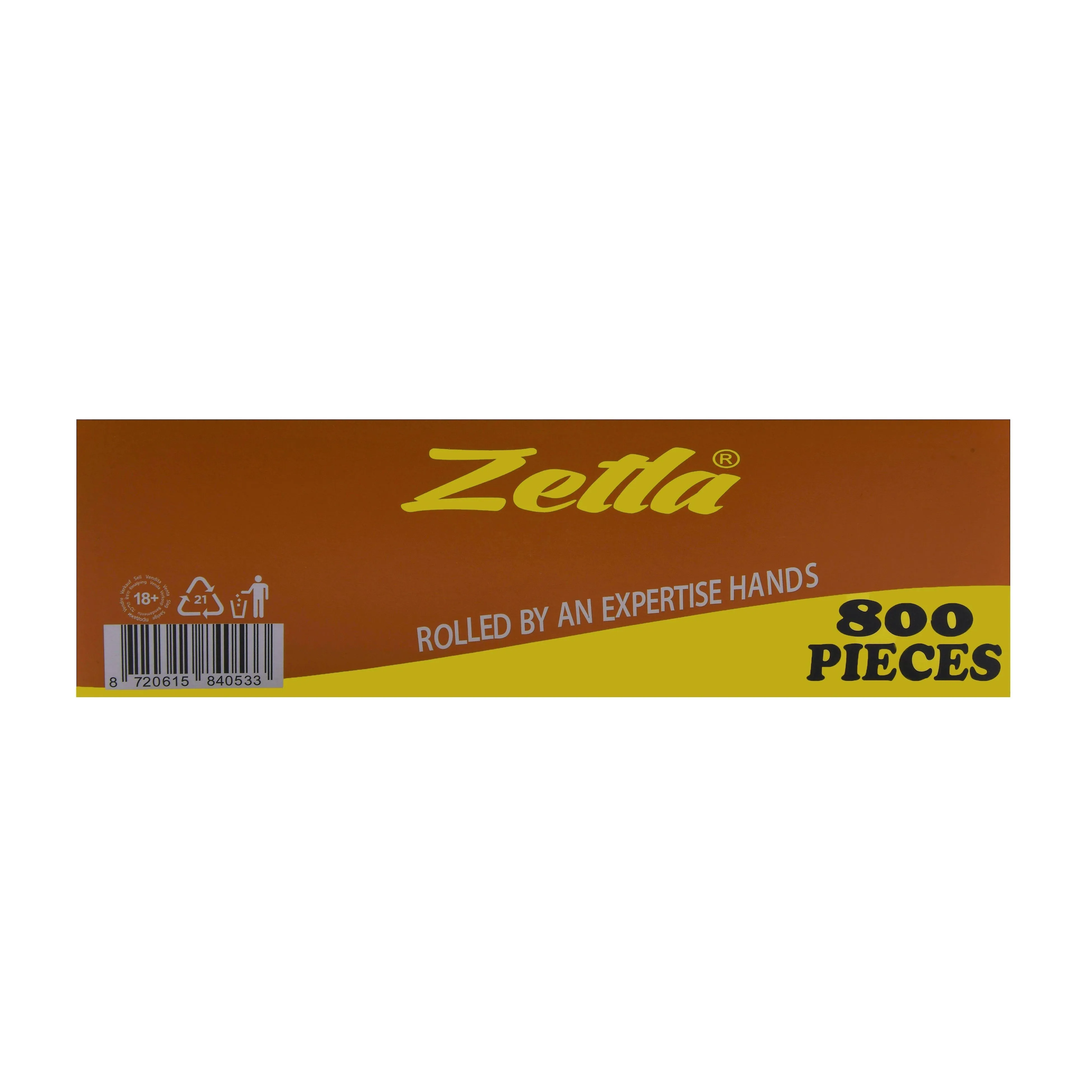 Pre-Rolled Cones Zetla Reefer Brown (800 Pcs)