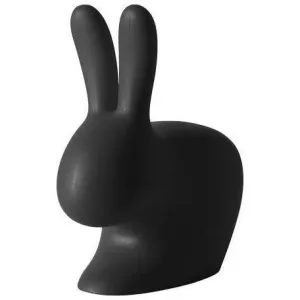 Qeeboo Rabbit Doorstop Xs, Black