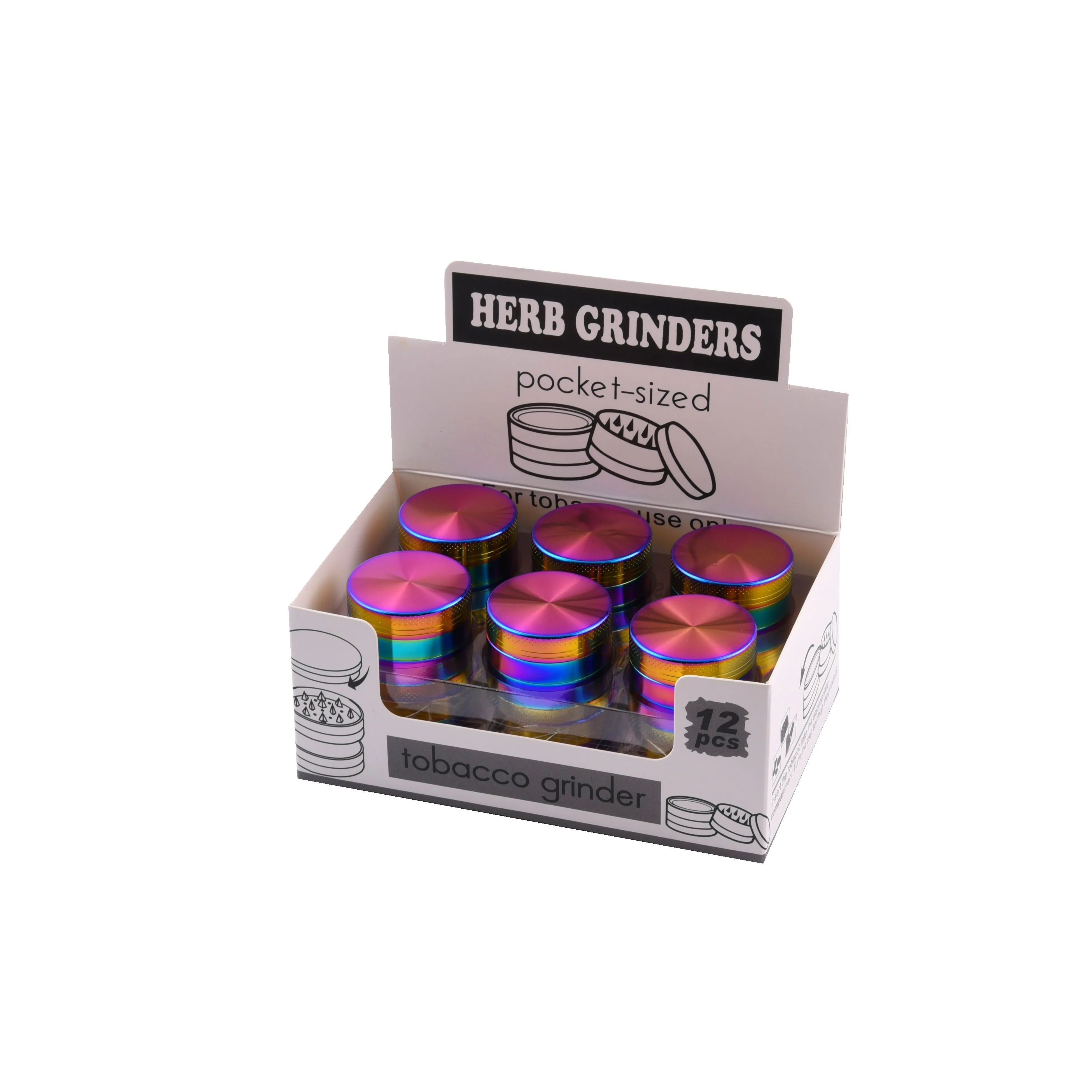 Rainbow Aluminium Grinders ( Art.nr.1976 )