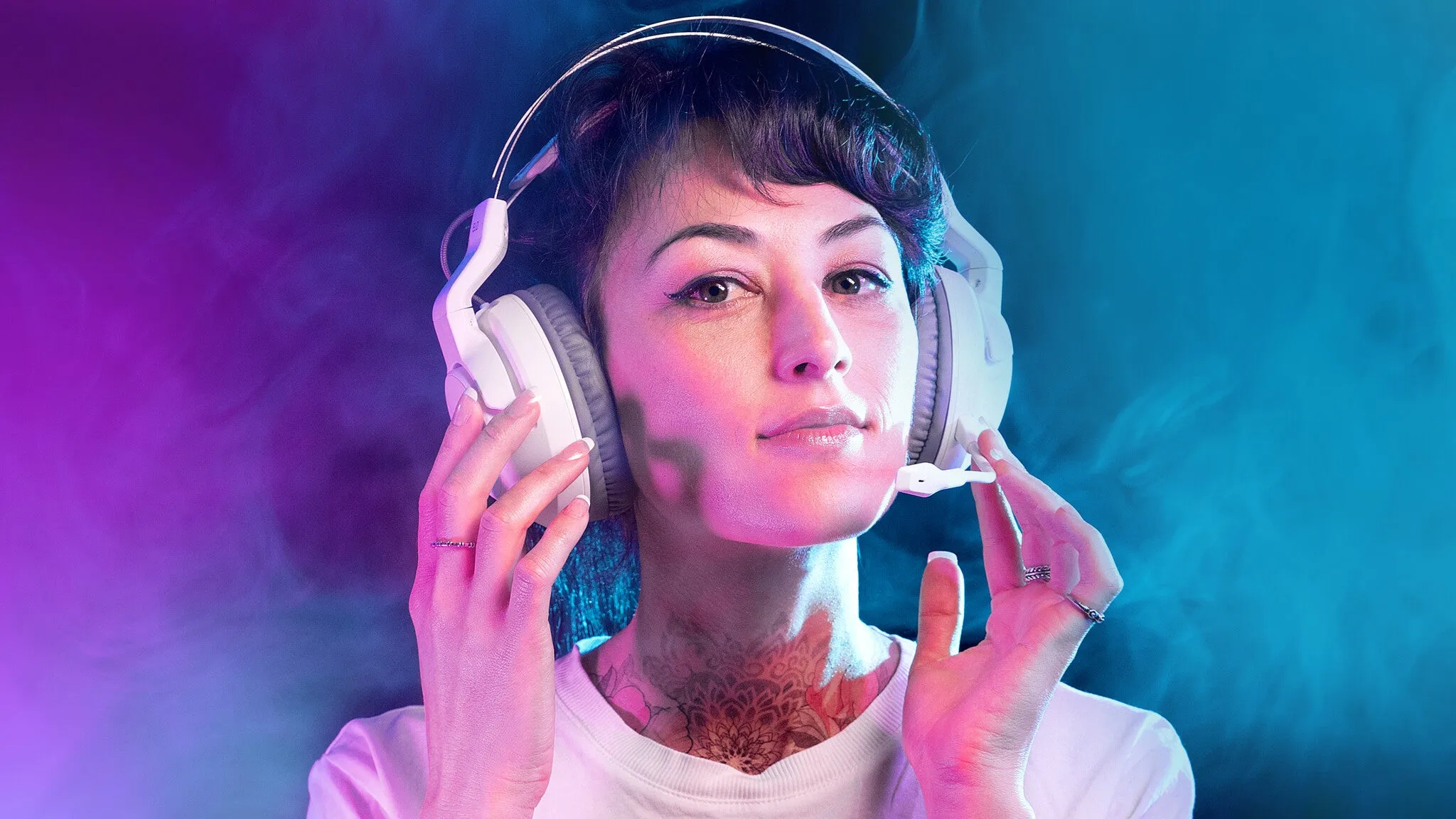 ROCCAT Elo 7.1 Air Headset Wireless Head-band Gaming USB Type-C White