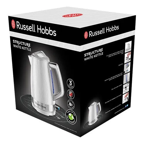 Russell Hobbs 28080 electric kettle 1.7 L Stainless steel, White