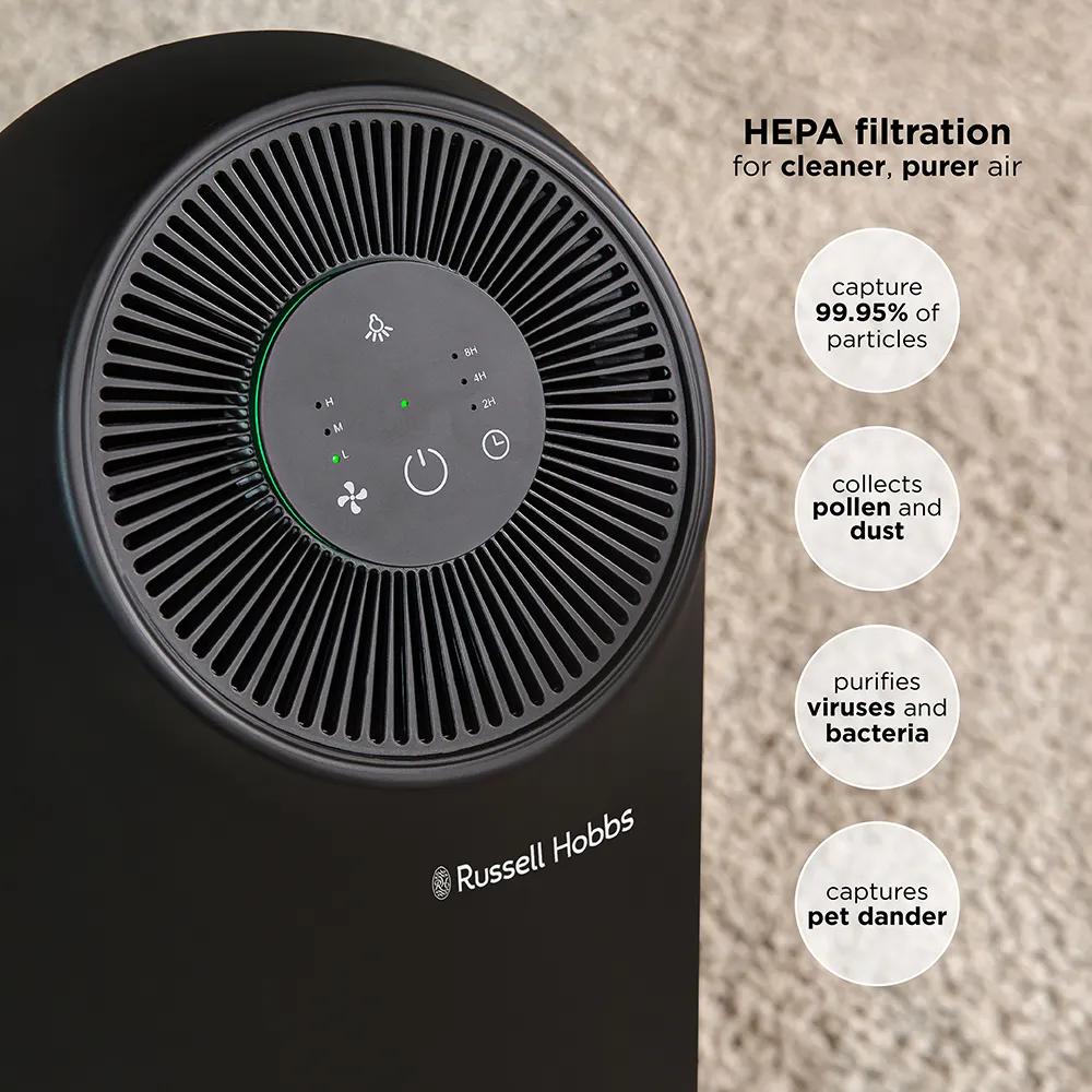 Russell Hobbs Clean Air Compact 10 m² Black